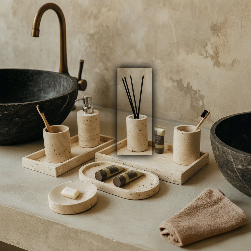 Yellow Travertine Aromatherapy Bottle KXQ834B /KXH834B -  Stick Diffusers - ebarza Furniture UAE | Shop Modern Furniture in Abu Dhabi & Dubai - مفروشات ايبازرا في الامارات | تسوق اثاث عصري وديكورات مميزة في دبي وابوظبي