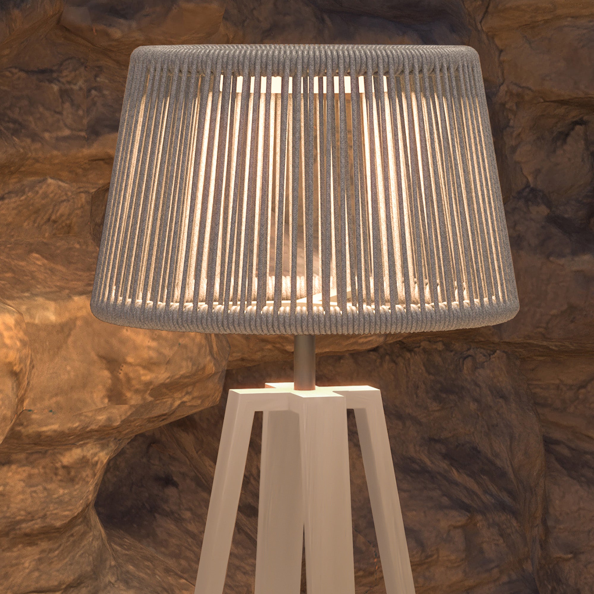 Marrakech outdoor/indoor Solar Floor Lamp  AH2019N117ROP -  Outdoor lightings | مراكش مصباح أرضي شمسي خارجي/داخلي - ebarza Furniture UAE | Shop Modern Furniture in Abu Dhabi & Dubai - مفروشات ايبازرا في الامارات | تسوق اثاث عصري وديكورات مميزة في دبي وابوظبي