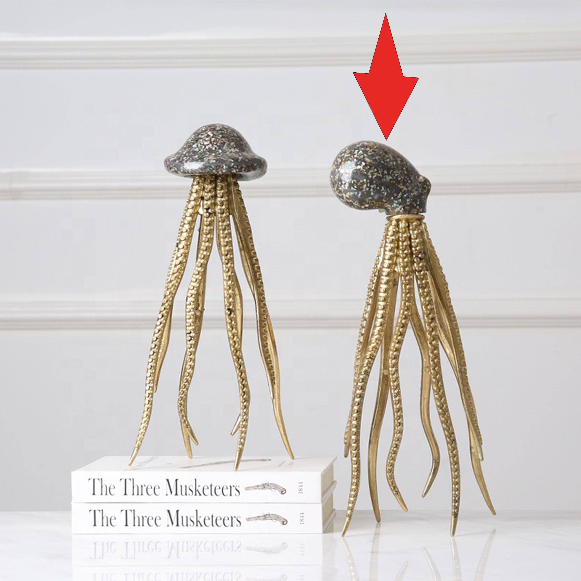 Abstract Alien Octopus Fl-J2113A -  Home Decor Figurines - ebarza Furniture UAE | Shop Modern Furniture in Abu Dhabi & Dubai - مفروشات ايبازرا في الامارات | تسوق اثاث عصري وديكورات مميزة في دبي وابوظبي