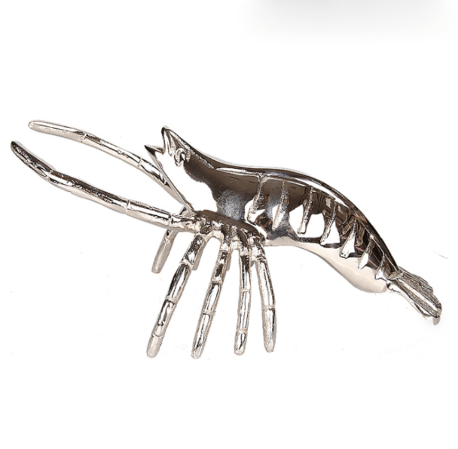 Aluminum Shrimp Fl-Y626 -  Home Decor Figurines - ebarza Furniture UAE | Shop Modern Furniture in Abu Dhabi & Dubai - مفروشات ايبازرا في الامارات | تسوق اثاث عصري وديكورات مميزة في دبي وابوظبي