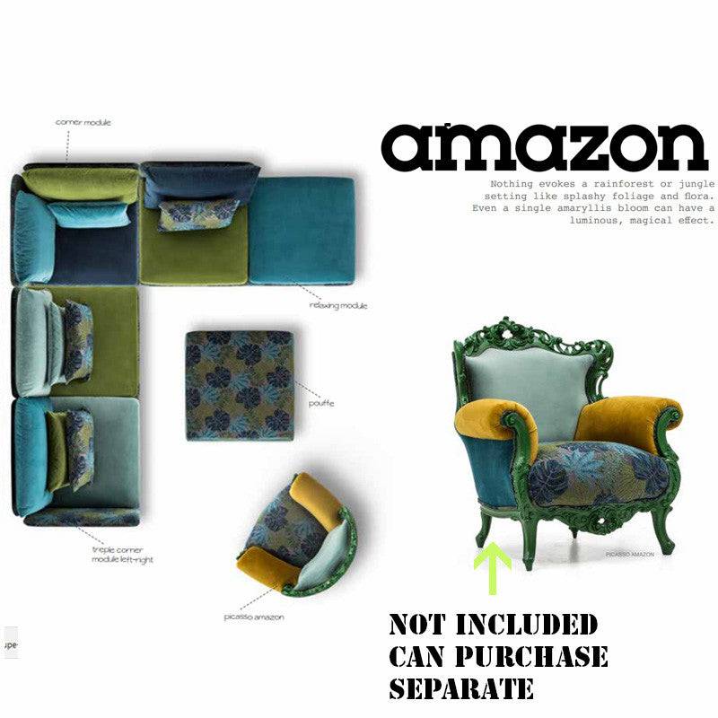 Amazon Colorium Sofa Set Ju008[Fox] -  Sofas | طقم أريكة أمازون كولوريوم - ebarza Furniture UAE | Shop Modern Furniture in Abu Dhabi & Dubai - مفروشات ايبازرا في الامارات | تسوق اثاث عصري وديكورات مميزة في دبي وابوظبي