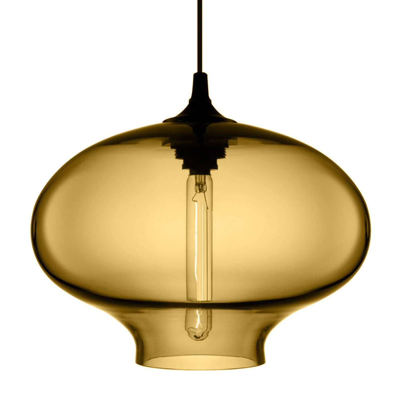 Amber Glass Pendant Lamp  Cy-Dd-Jyg-2A -  Pendant Lamps - ebarza Furniture UAE | Shop Modern Furniture in Abu Dhabi & Dubai - مفروشات ايبازرا في الامارات | تسوق اثاث عصري وديكورات مميزة في دبي وابوظبي