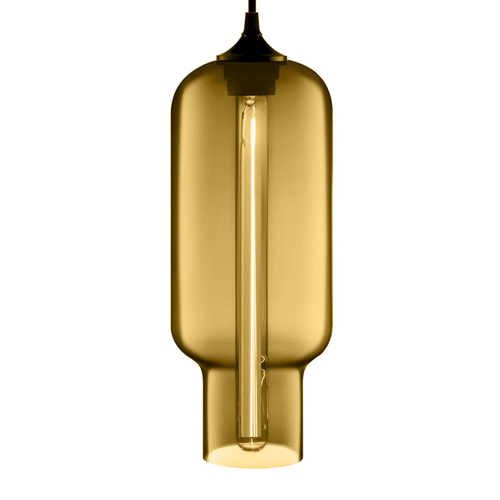 Amber Glass Pendant Lamp  Cy-Dd-Jyg-2A -  Pendant Lamps - ebarza Furniture UAE | Shop Modern Furniture in Abu Dhabi & Dubai - مفروشات ايبازرا في الامارات | تسوق اثاث عصري وديكورات مميزة في دبي وابوظبي