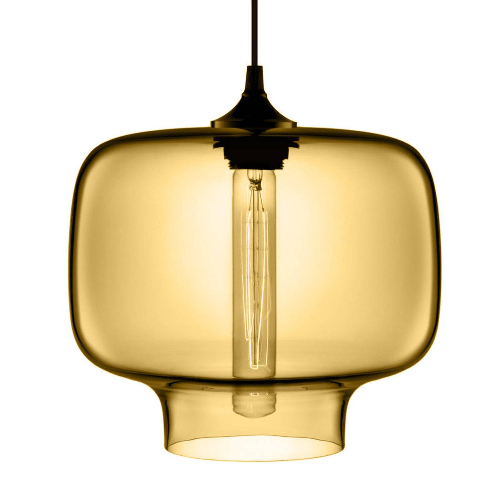 Amber Glass Pendant Lamp  Cy-Dd-Jyg-2A -  Pendant Lamps - ebarza Furniture UAE | Shop Modern Furniture in Abu Dhabi & Dubai - مفروشات ايبازرا في الامارات | تسوق اثاث عصري وديكورات مميزة في دبي وابوظبي