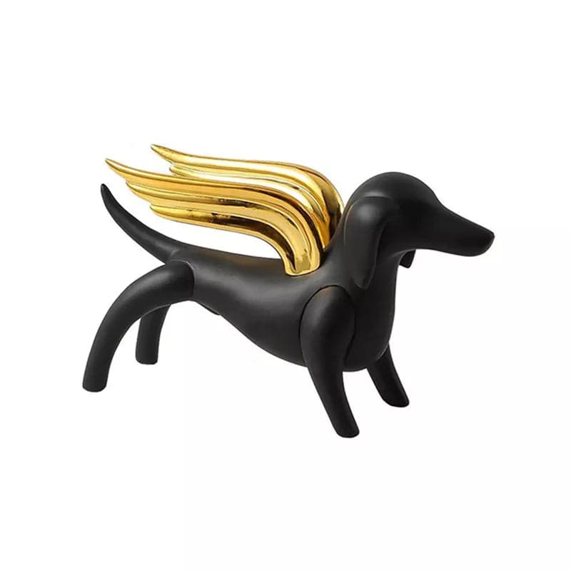 Angel Dog White Fc-Sz22032A -  Home Decor Figurines | ملاك الكلب الأبيض - ebarza Furniture UAE | Shop Modern Furniture in Abu Dhabi & Dubai - مفروشات ايبازرا في الامارات | تسوق اثاث عصري وديكورات مميزة في دبي وابوظبي