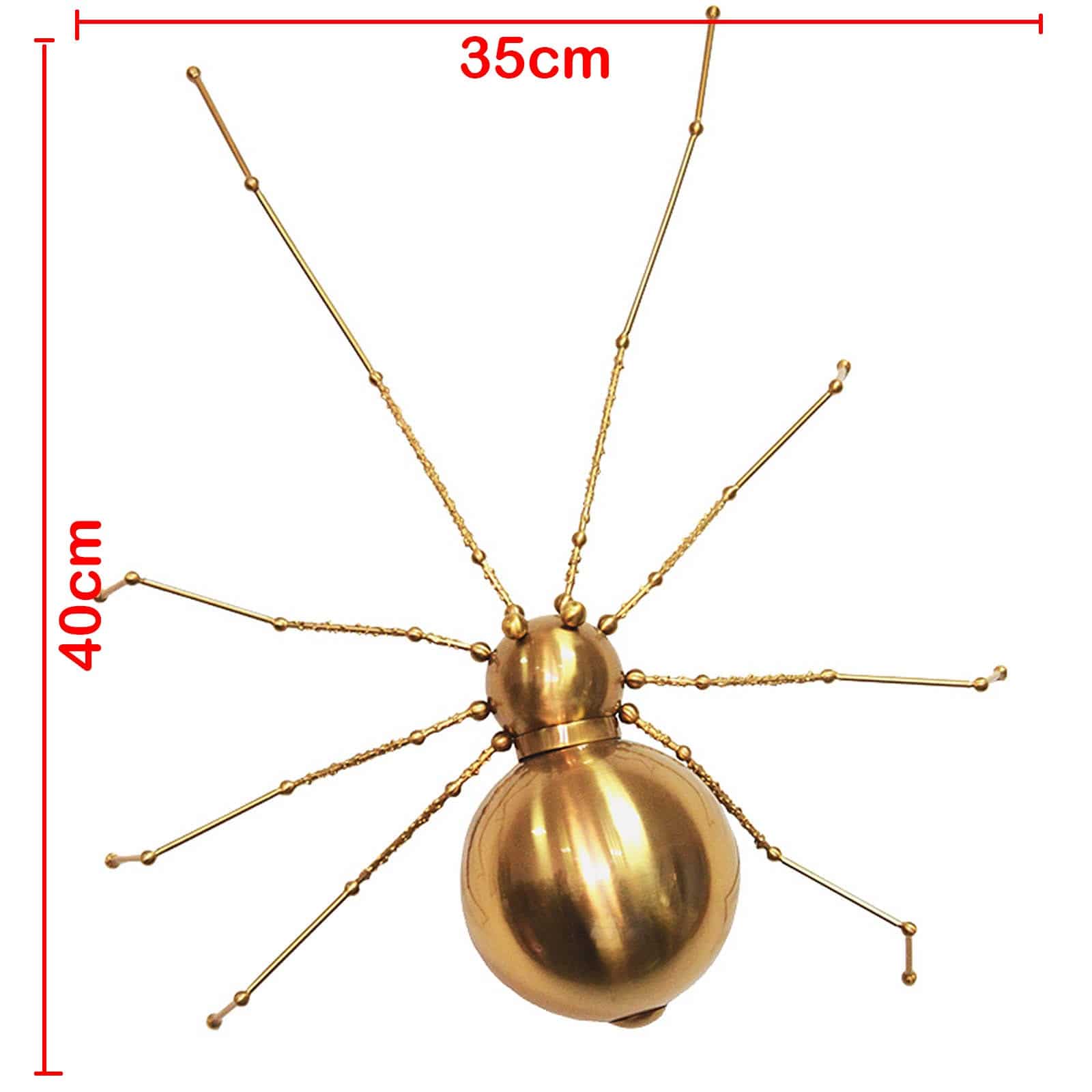 Araneid Spider Sculpture Wall Decor  Bb2312 -  Home Decor Figurines - ebarza Furniture UAE | Shop Modern Furniture in Abu Dhabi & Dubai - مفروشات ايبازرا في الامارات | تسوق اثاث عصري وديكورات مميزة في دبي وابوظبي