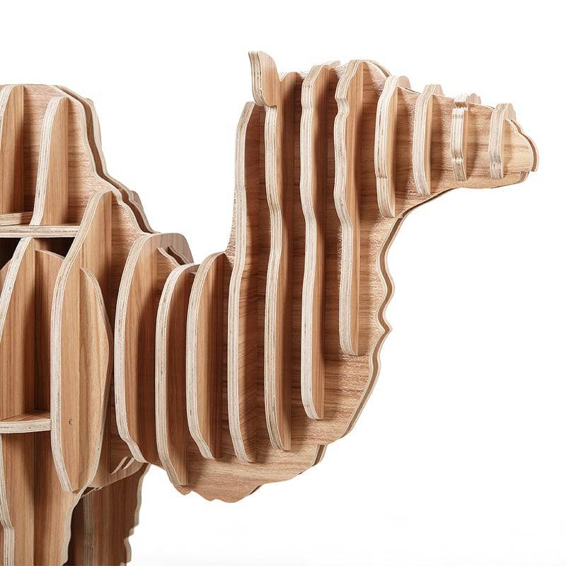 Art Home Camel Decoration Shelving Wood Crafts Tp011Mn Tm011M -  Shelves - ebarza Furniture UAE | Shop Modern Furniture in Abu Dhabi & Dubai - مفروشات ايبازرا في الامارات | تسوق اثاث عصري وديكورات مميزة في دبي وابوظبي