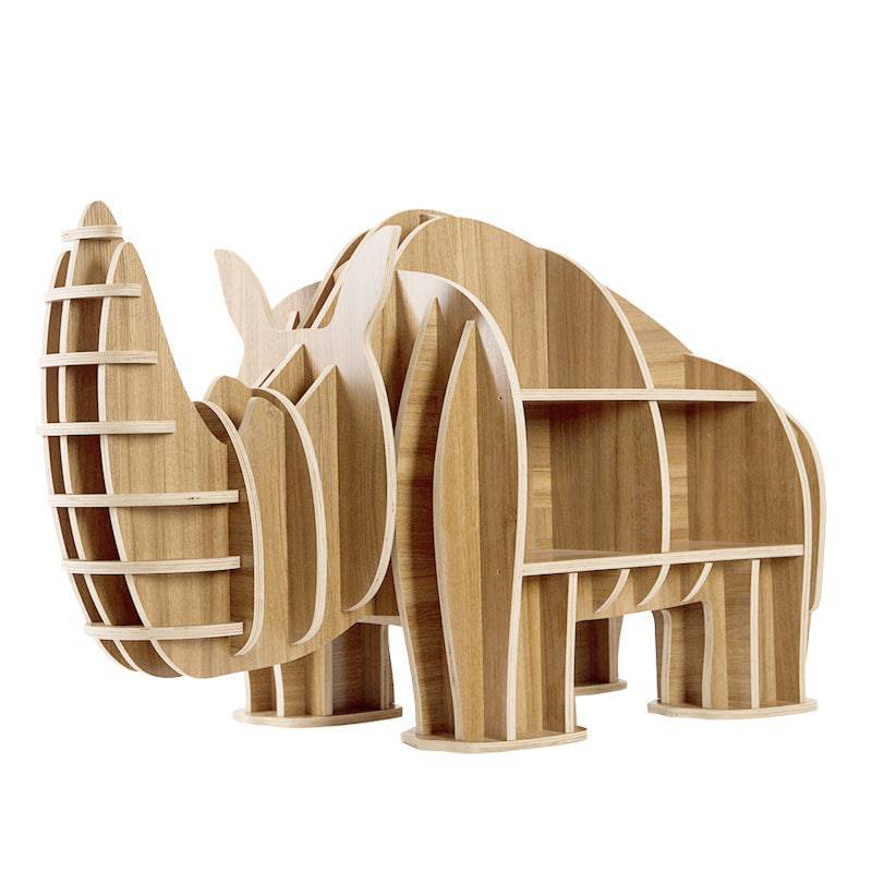 Art Home Rhinoceros Decoration Shelving Wood Crafts Tp019M-N -  Shelves - ebarza Furniture UAE | Shop Modern Furniture in Abu Dhabi & Dubai - مفروشات ايبازرا في الامارات | تسوق اثاث عصري وديكورات مميزة في دبي وابوظبي