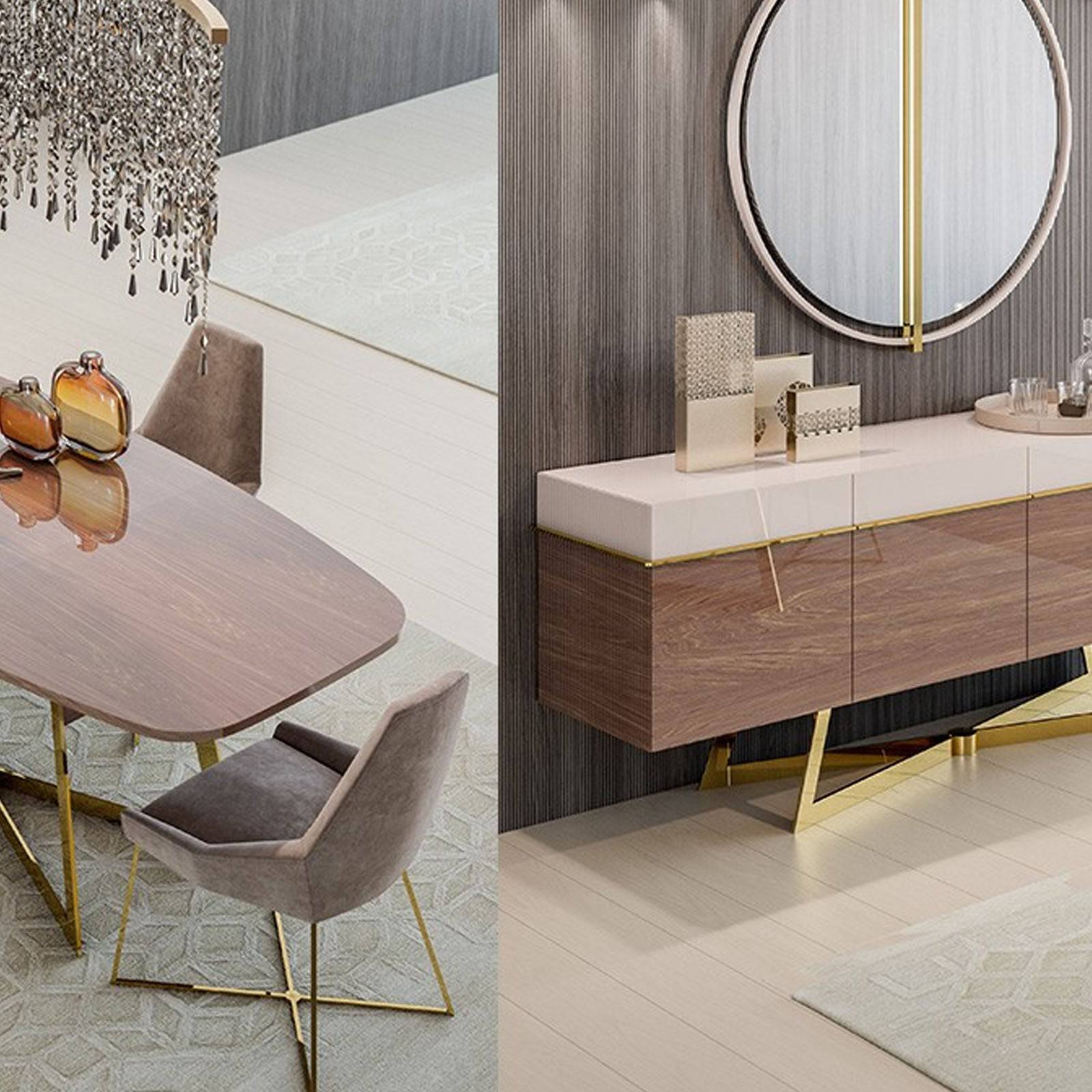 Aura Dining Table Aura-Table -  Dining Tables | طاولة طعام أورا - ebarza Furniture UAE | Shop Modern Furniture in Abu Dhabi & Dubai - مفروشات ايبازرا في الامارات | تسوق اثاث عصري وديكورات مميزة في دبي وابوظبي