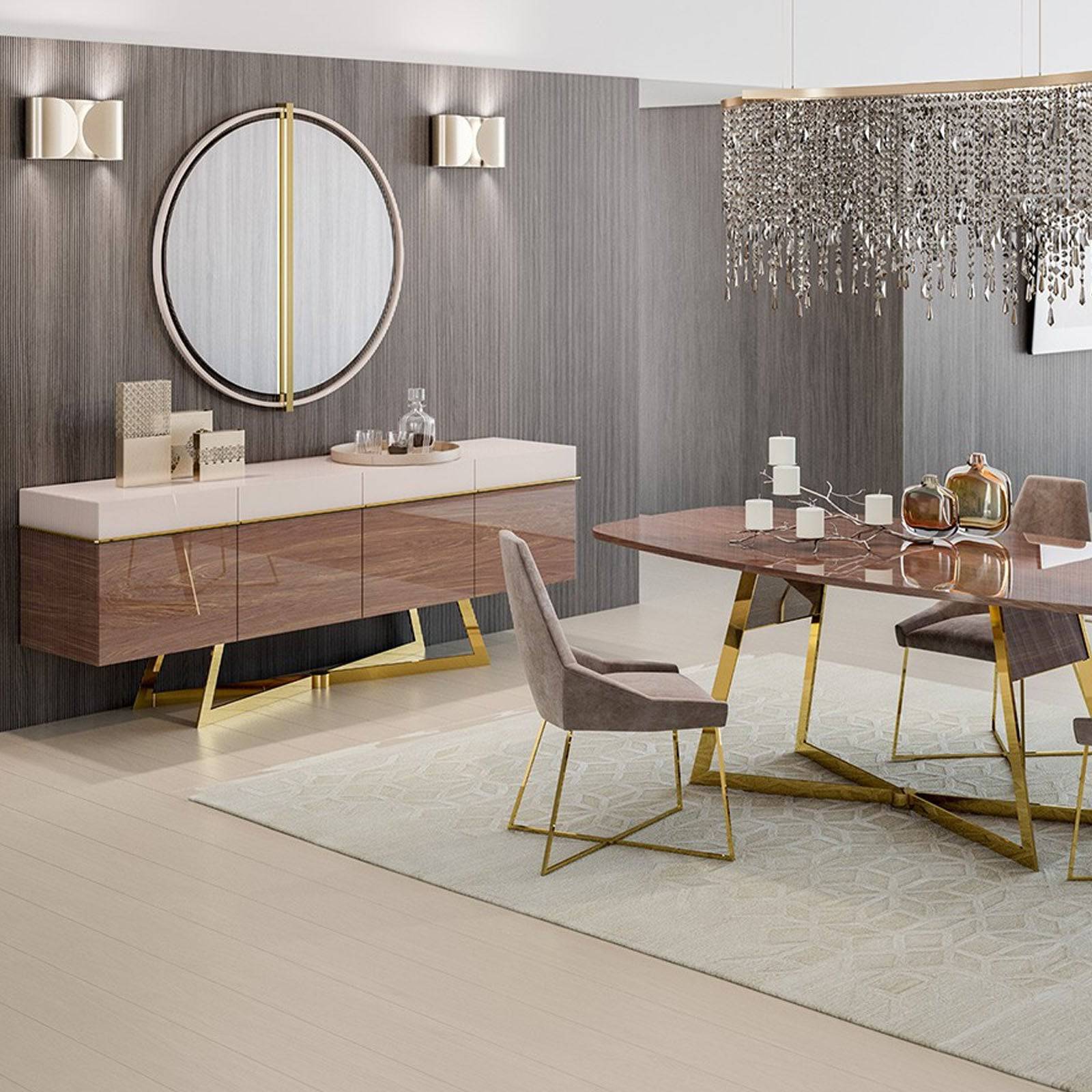 Aura Dining Table Aura-Table -  Dining Tables | طاولة طعام أورا - ebarza Furniture UAE | Shop Modern Furniture in Abu Dhabi & Dubai - مفروشات ايبازرا في الامارات | تسوق اثاث عصري وديكورات مميزة في دبي وابوظبي