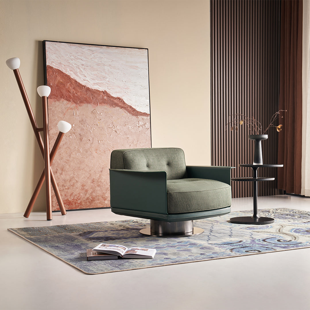 Avenor Armchair LC091- HM-Y312-7Green -  Armchairs - ebarza Furniture UAE | Shop Modern Furniture in Abu Dhabi & Dubai - مفروشات ايبازرا في الامارات | تسوق اثاث عصري وديكورات مميزة في دبي وابوظبي