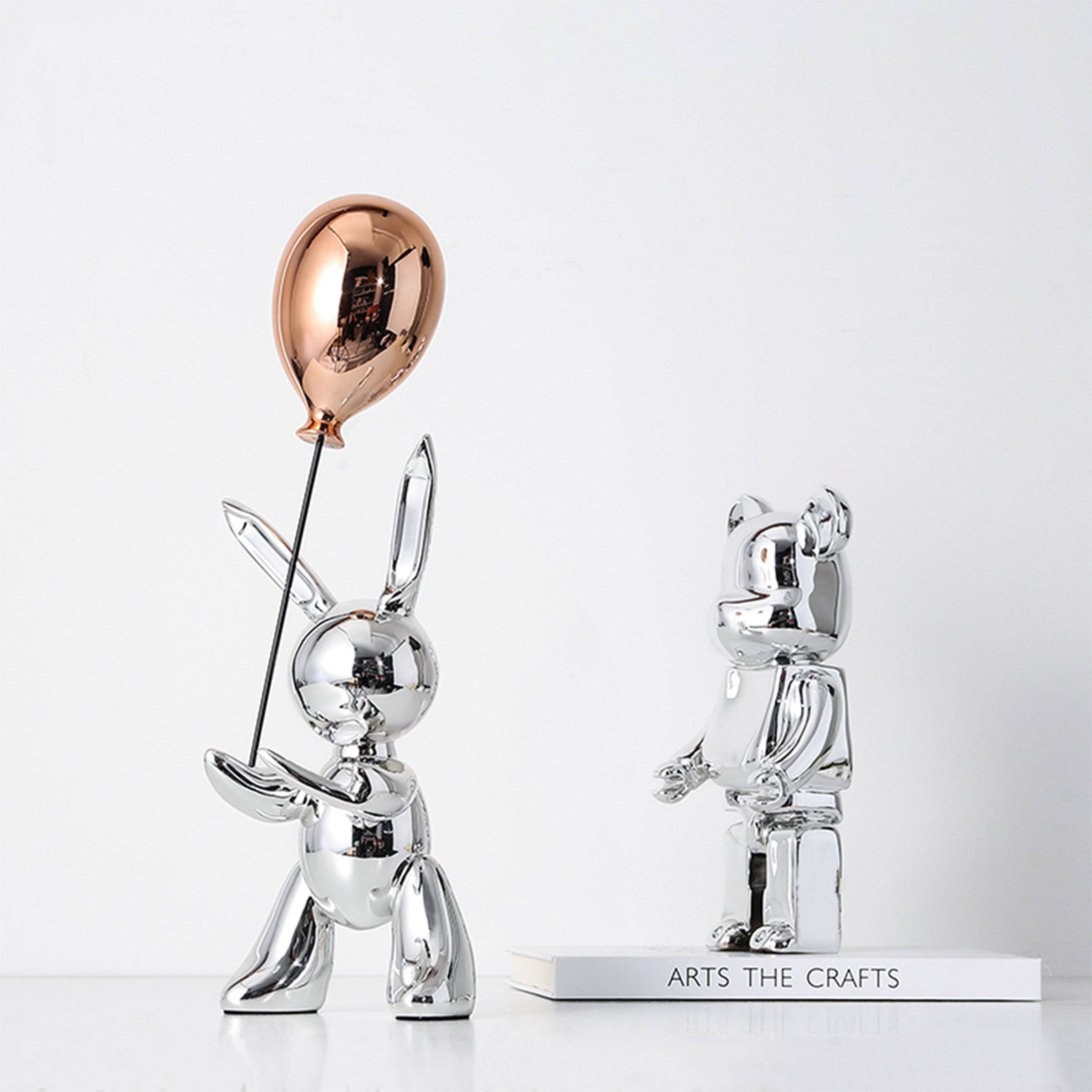 Pre-order 75 Days Delivery - Balloon Rabbit Ornament Fc-Sz21110 -  Home Decor Figurines | اطلب مسبقًا التسليم خلال 90 يومًا - ديكور أرنب بالون - ebarza Furniture UAE | Shop Modern Furniture in Abu Dhabi & Dubai - مفروشات ايبازرا في الامارات | تسوق اثاث عصري وديكورات مميزة في دبي وابوظبي