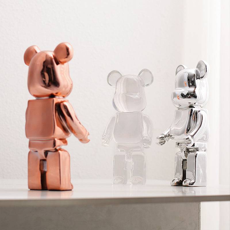 Bear Ornaments Rose Gold Fc-Sz21109E -  Home Decor Figurines | ديكور الدب باللون الذهب الوردي - ebarza Furniture UAE | Shop Modern Furniture in Abu Dhabi & Dubai - مفروشات ايبازرا في الامارات | تسوق اثاث عصري وديكورات مميزة في دبي وابوظبي