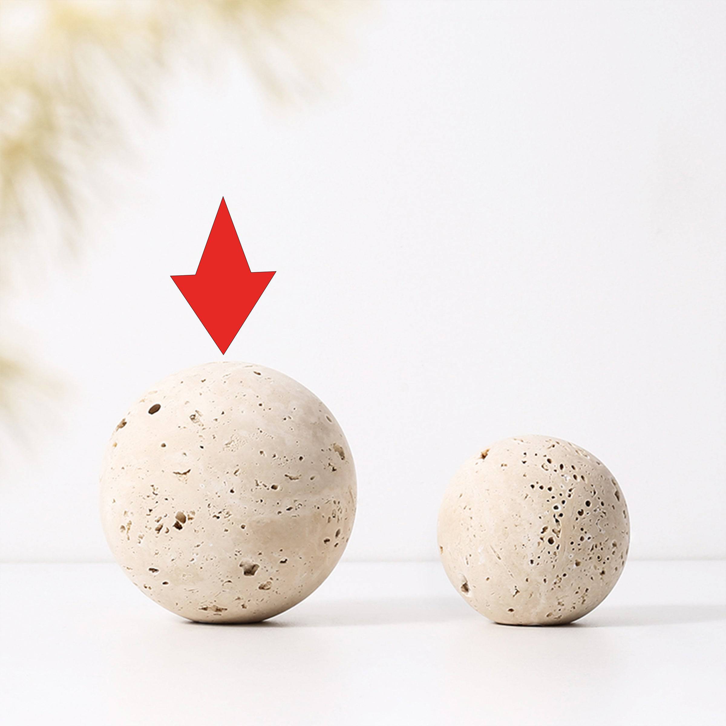 Pre-order 90 Days Delivery - Beige Natural Stone Orb - Large Fb-T2017B -  Home Decor Figurines | اطلب مسبقًا التسليم خلال 90 يومًا - جرم الحجر الطبيعي البيج - كبير - ebarza Furniture UAE | Shop Modern Furniture in Abu Dhabi & Dubai - مفروشات ايبازرا في الامارات | تسوق اثاث عصري وديكورات مميزة في دبي وابوظبي