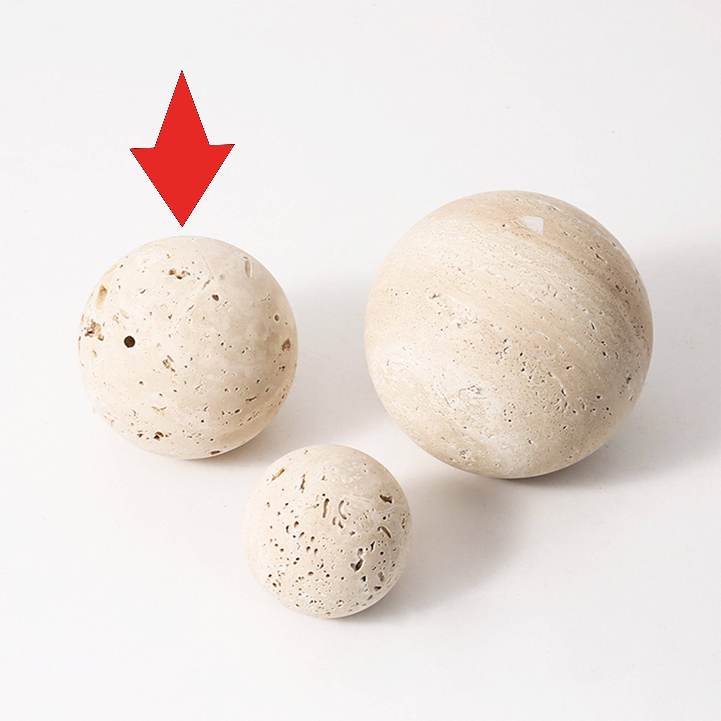 Pre-order 90 Days Delivery - Beige Natural Stone Orb - Large Fb-T2017B -  Home Decor Figurines | اطلب مسبقًا التسليم خلال 90 يومًا - جرم الحجر الطبيعي البيج - كبير - ebarza Furniture UAE | Shop Modern Furniture in Abu Dhabi & Dubai - مفروشات ايبازرا في الامارات | تسوق اثاث عصري وديكورات مميزة في دبي وابوظبي