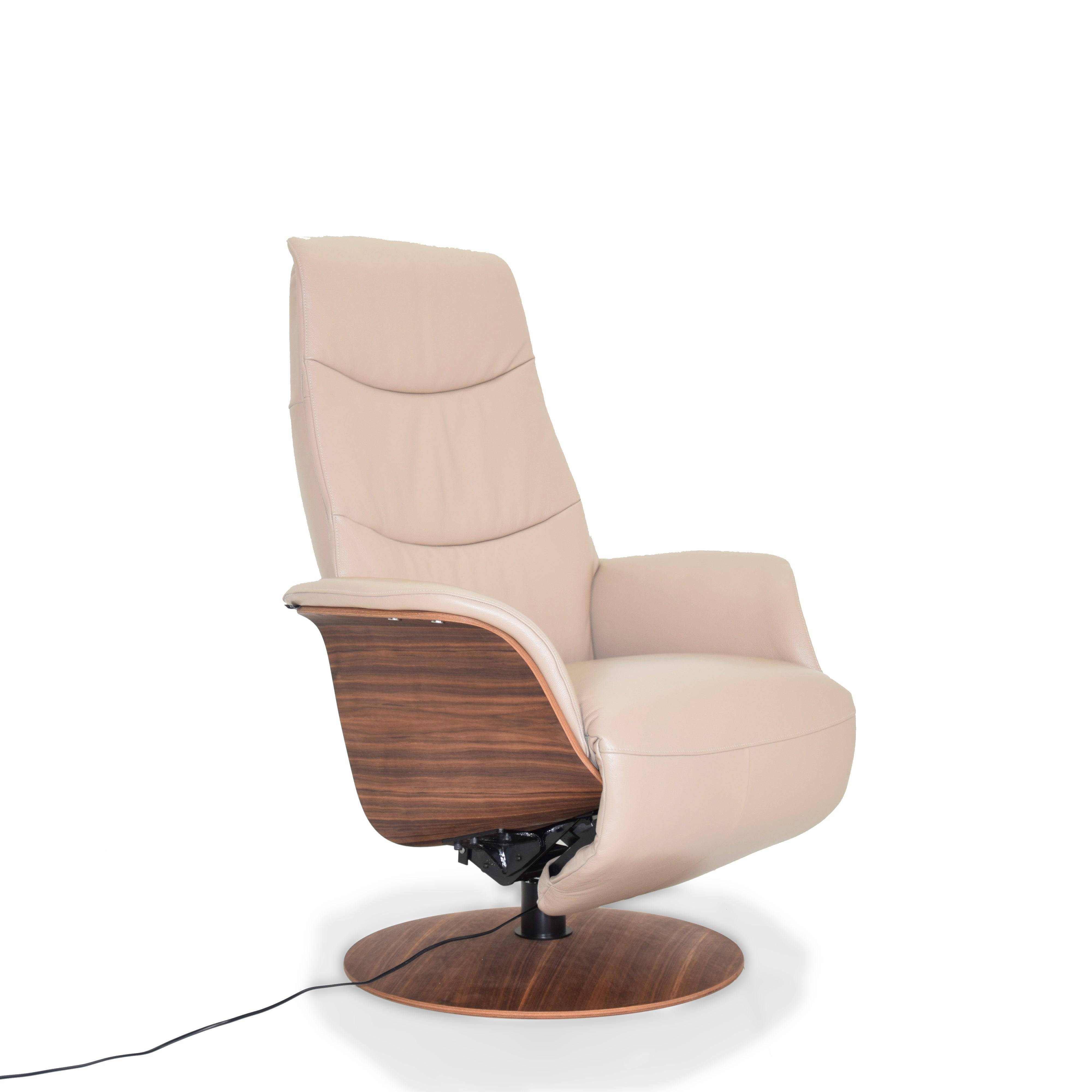 Benz Relaxing Swivel And Electric Biege Recliner Lounge Chair Hkp-5093Mfel-312 -  Lounge Chairs | الاسترخاء كرسي استرخاء دوار وكهربائي - ebarza Furniture UAE | Shop Modern Furniture in Abu Dhabi & Dubai - مفروشات ايبازرا في الامارات | تسوق اثاث عصري وديكورات مميزة في دبي وابوظبي