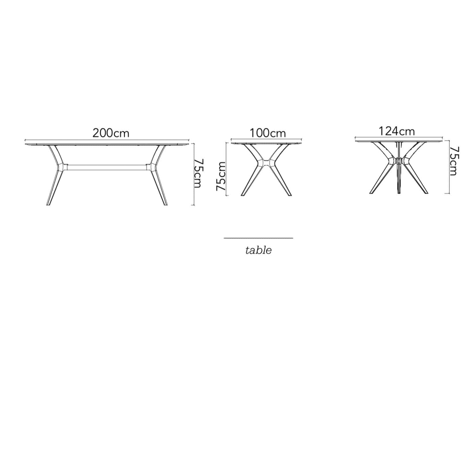 Beretta Dining Table Only Ber008 -  Dining Tables | طاوله طعام بريتا - ebarza Furniture UAE | Shop Modern Furniture in Abu Dhabi & Dubai - مفروشات ايبازرا في الامارات | تسوق اثاث عصري وديكورات مميزة في دبي وابوظبي