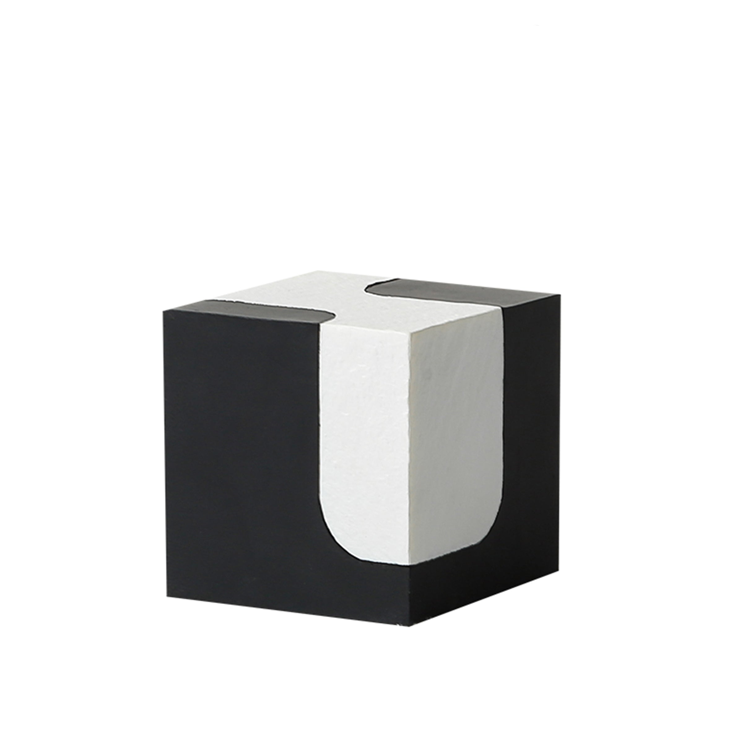 Black And White Stone Block C Fc-Sz21108C -  Home Decor Figurines | ديكور كتلة الحجر الأسود والأبيض - ebarza Furniture UAE | Shop Modern Furniture in Abu Dhabi & Dubai - مفروشات ايبازرا في الامارات | تسوق اثاث عصري وديكورات مميزة في دبي وابوظبي