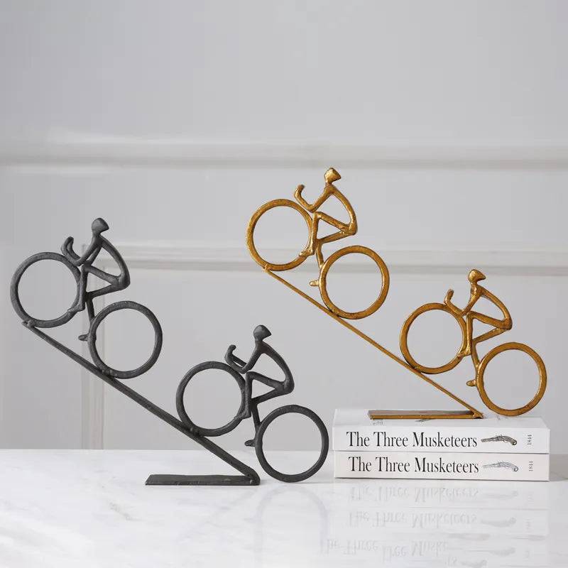 Black Bicycling Fb-W1906A -  Home Decor Figurines - ebarza Furniture UAE | Shop Modern Furniture in Abu Dhabi & Dubai - مفروشات ايبازرا في الامارات | تسوق اثاث عصري وديكورات مميزة في دبي وابوظبي