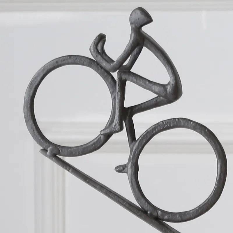 Black Bicycling Fb-W1906A -  Home Decor Figurines | الدراجة السوداء - ebarza Furniture UAE | Shop Modern Furniture in Abu Dhabi & Dubai - مفروشات ايبازرا في الامارات | تسوق اثاث عصري وديكورات مميزة في دبي وابوظبي