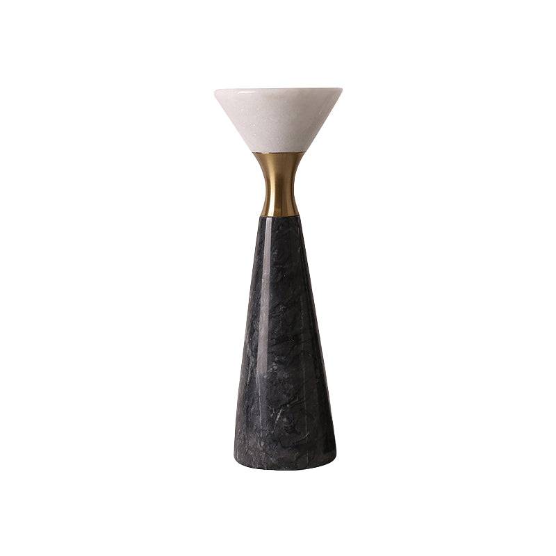 Black & White Candleholder-B Fb-T2009B -  Candle Holders | شمعدان أبيض وأسود - ebarza Furniture UAE | Shop Modern Furniture in Abu Dhabi & Dubai - مفروشات ايبازرا في الامارات | تسوق اثاث عصري وديكورات مميزة في دبي وابوظبي