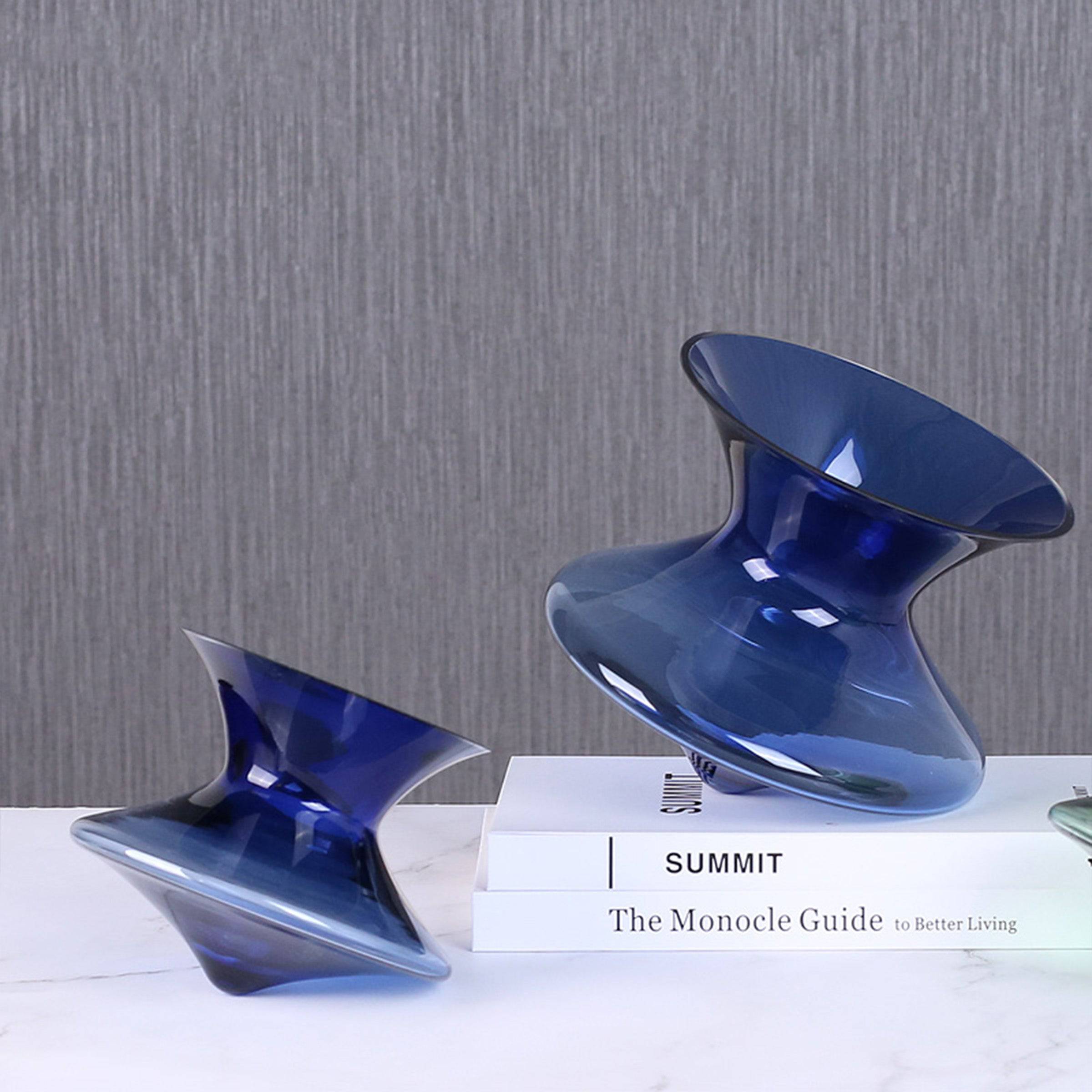 Blue Spinning Top Decoration-A  Fb-Zs2028A -  Home Decor Figurines - ebarza Furniture UAE | Shop Modern Furniture in Abu Dhabi & Dubai - مفروشات ايبازرا في الامارات | تسوق اثاث عصري وديكورات مميزة في دبي وابوظبي