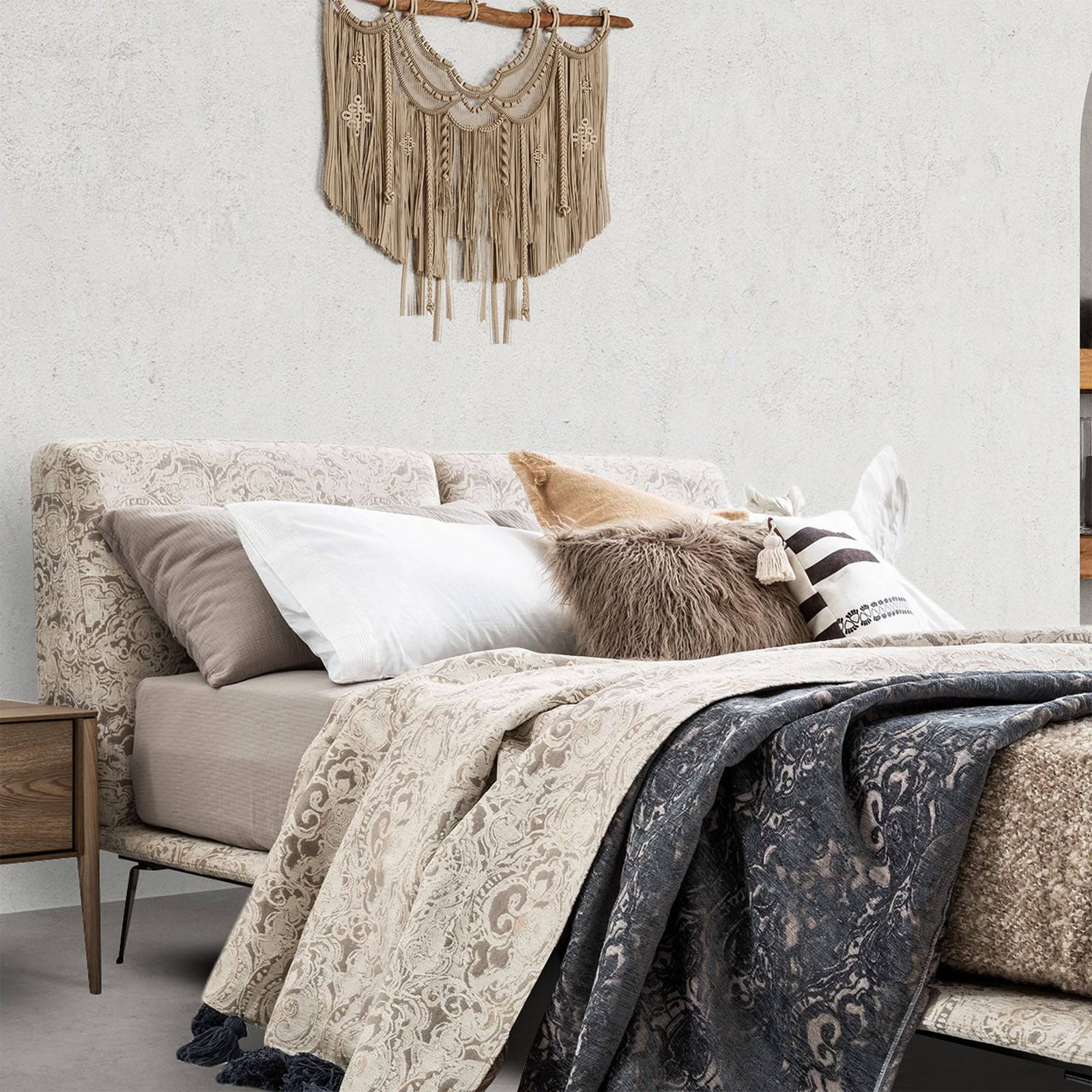 Bristol Bohemian King Bed Bis-Print-K -  Bedsteads | سرير (بريستول بوهمان) - ebarza Furniture UAE | Shop Modern Furniture in Abu Dhabi & Dubai - مفروشات ايبازرا في الامارات | تسوق اثاث عصري وديكورات مميزة في دبي وابوظبي