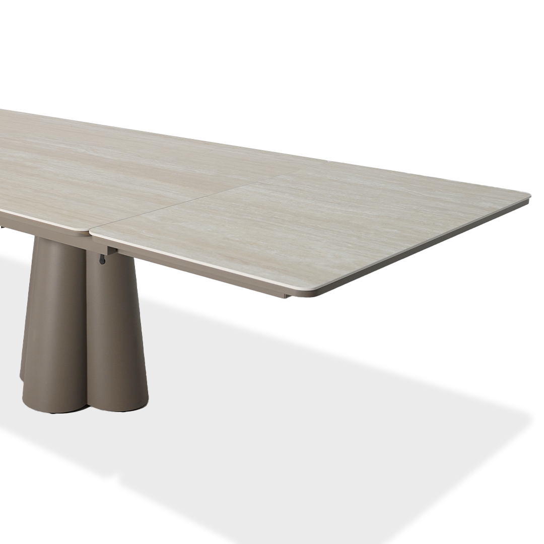 Clover Outdoor Extendable Dining Table with 2 Extensions - AM9032N45CER + AB5570N37ALU