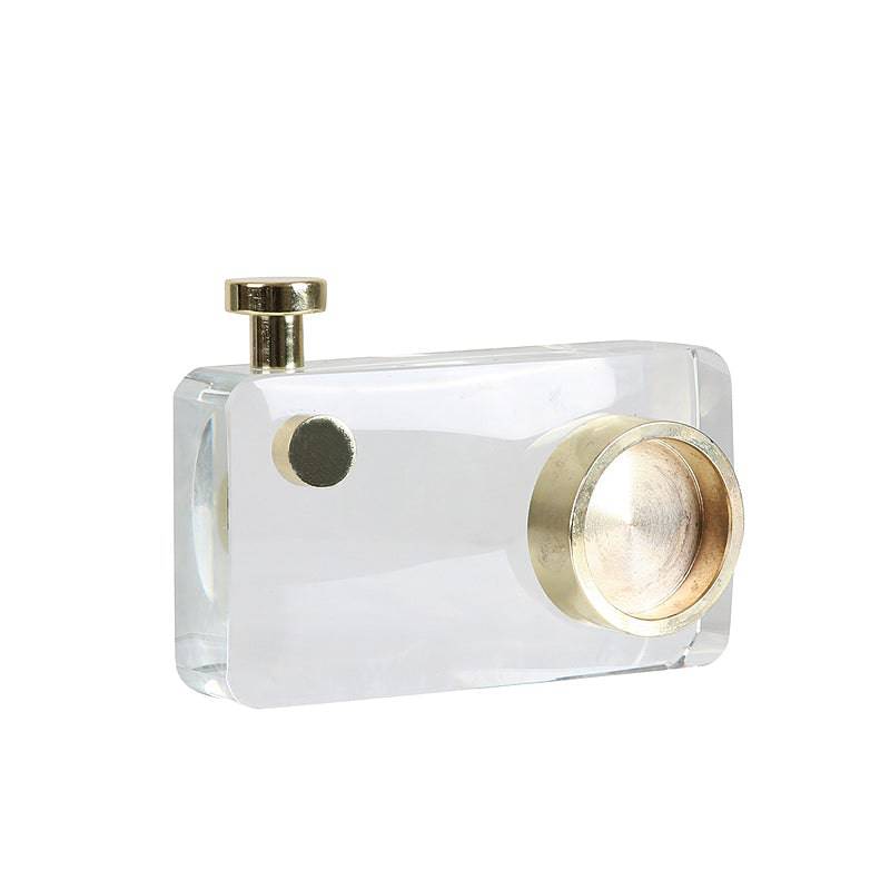 Camera Crystal Decoration Fb-Sj2004 -  Home Decor Figurines - ebarza Furniture UAE | Shop Modern Furniture in Abu Dhabi & Dubai - مفروشات ايبازرا في الامارات | تسوق اثاث عصري وديكورات مميزة في دبي وابوظبي