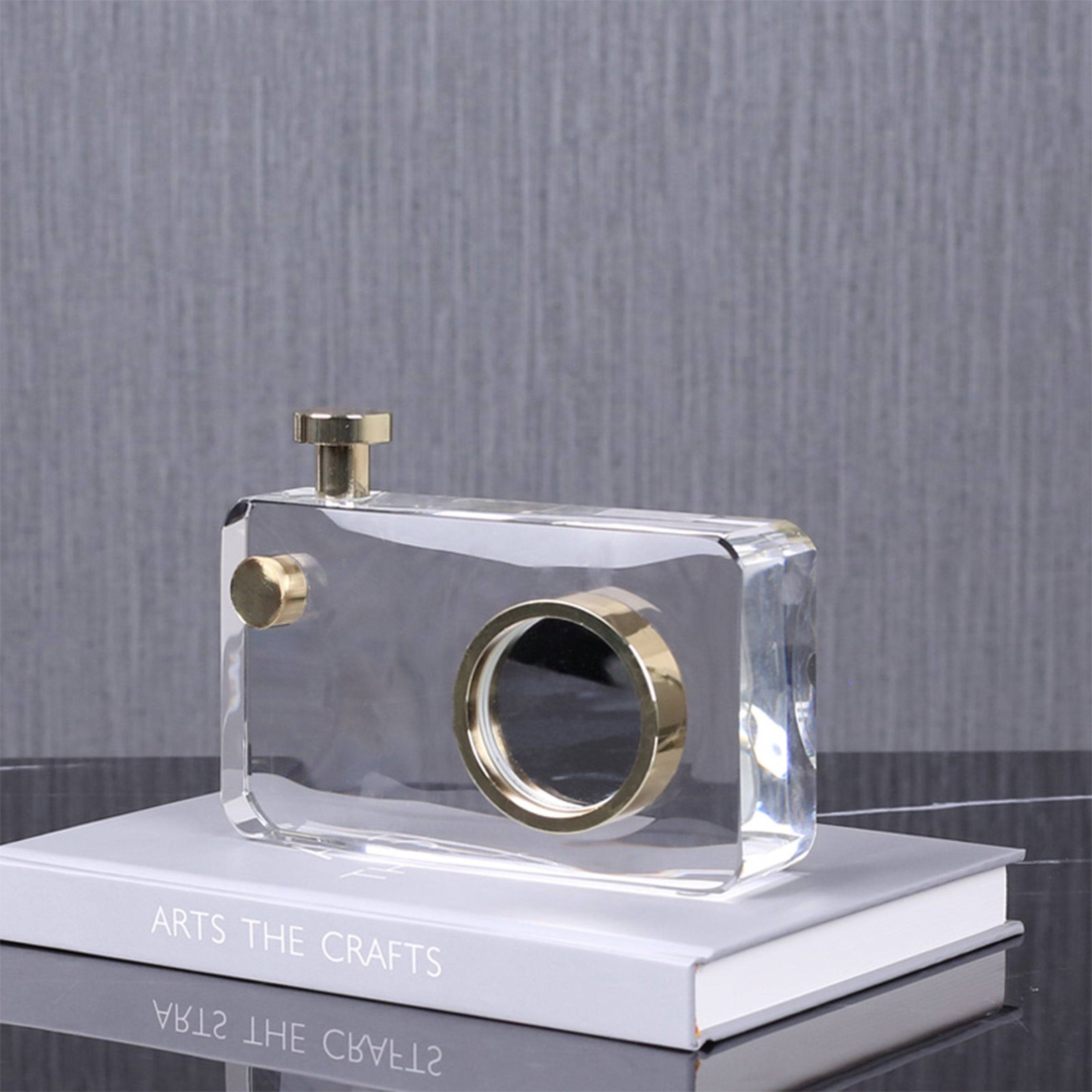 Camera Crystal Decoration Fb-Sj2004 -  Home Decor Figurines - ebarza Furniture UAE | Shop Modern Furniture in Abu Dhabi & Dubai - مفروشات ايبازرا في الامارات | تسوق اثاث عصري وديكورات مميزة في دبي وابوظبي