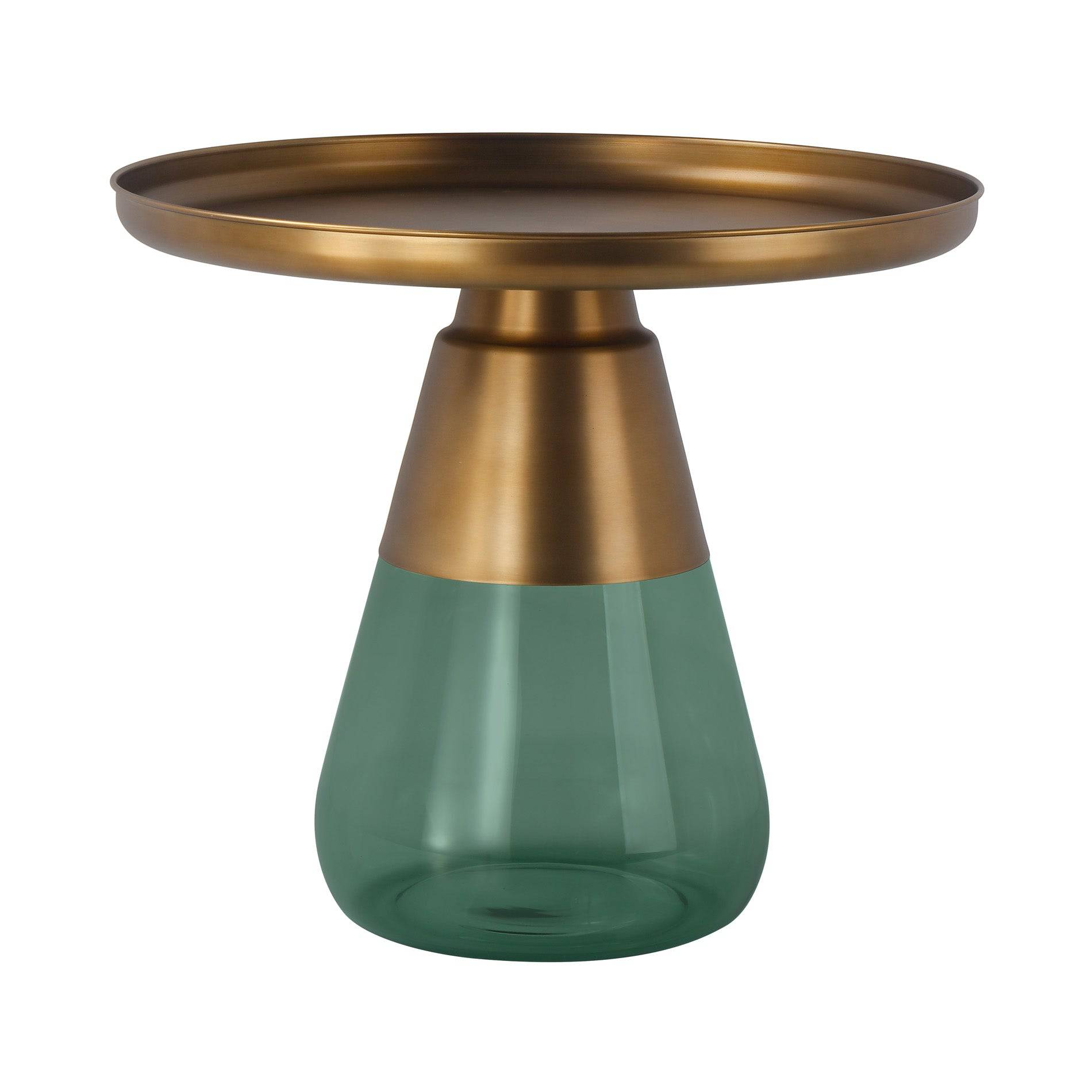 Casablanca Coffee Table Ct8486-60-Brass+Green -  Coffee Tables | طاولة قهوة كازابلانكا - ebarza Furniture UAE | Shop Modern Furniture in Abu Dhabi & Dubai - مفروشات ايبازرا في الامارات | تسوق اثاث عصري وديكورات مميزة في دبي وابوظبي