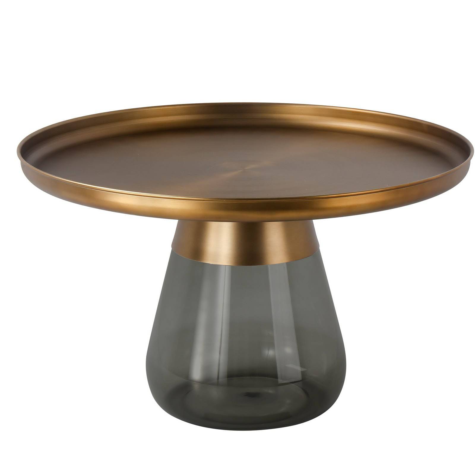 Casablanca Coffee Table Ct8486-70-Grey+Brass -  Coffee Tables - ebarza Furniture UAE | Shop Modern Furniture in Abu Dhabi & Dubai - مفروشات ايبازرا في الامارات | تسوق اثاث عصري وديكورات مميزة في دبي وابوظبي