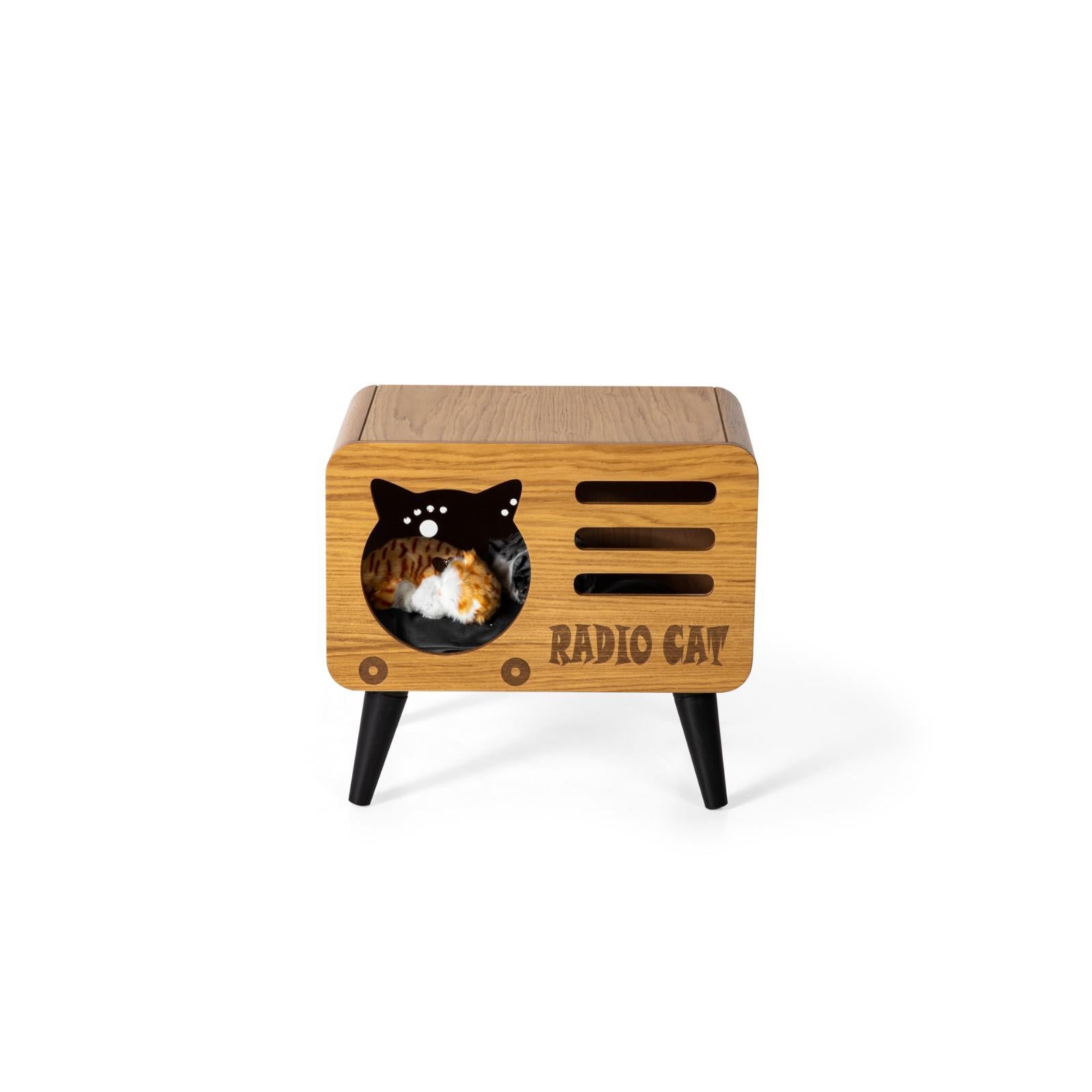 Cat house & Vintage Radio Coffee Table HW-RCS1CT -  Side Tables - ebarza Furniture UAE | Shop Modern Furniture in Abu Dhabi & Dubai - مفروشات ايبازرا في الامارات | تسوق اثاث عصري وديكورات مميزة في دبي وابوظبي