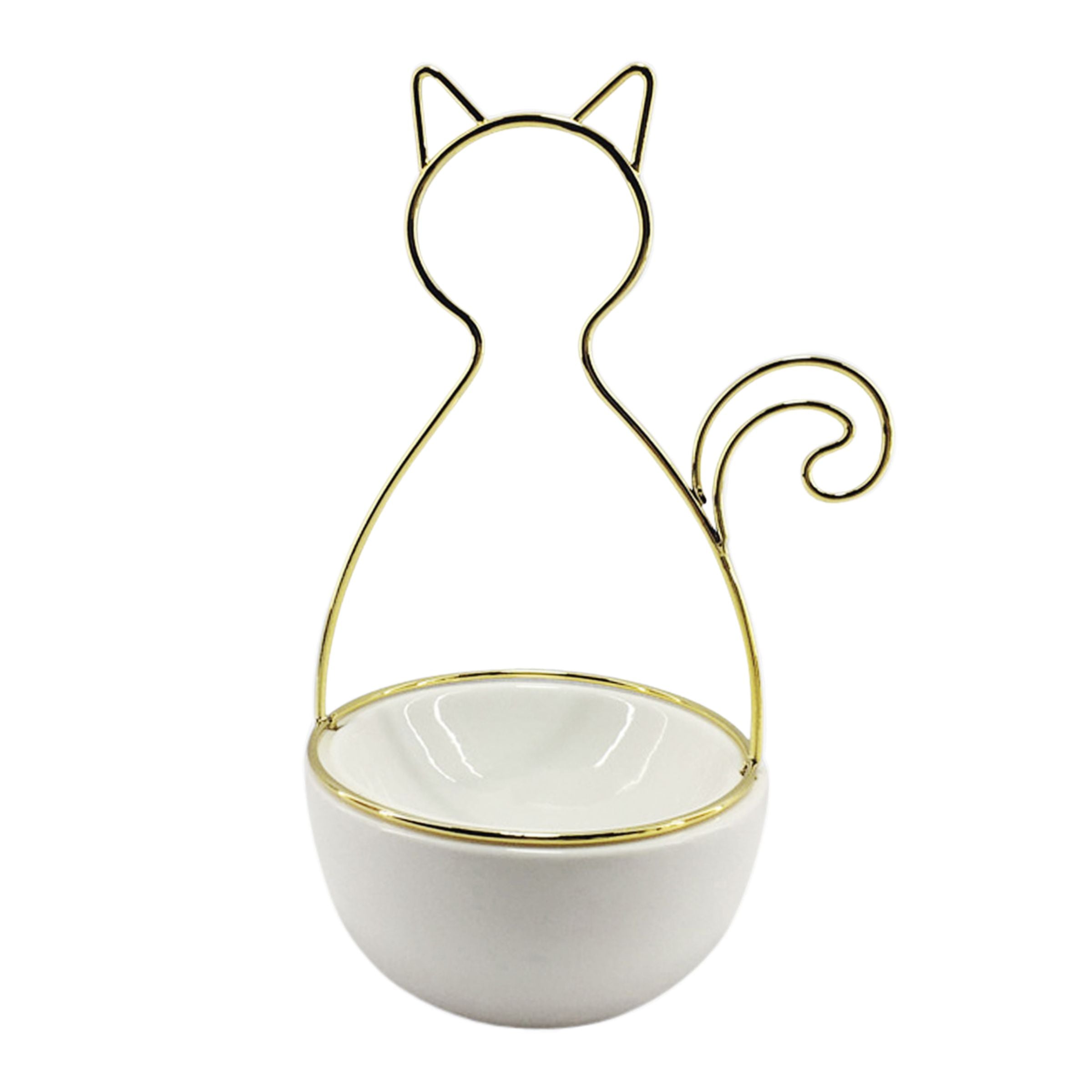 Cat Trinket Tray 15830 -  Plates | صينية حلية للقطط - ebarza Furniture UAE | Shop Modern Furniture in Abu Dhabi & Dubai - مفروشات ايبازرا في الامارات | تسوق اثاث عصري وديكورات مميزة في دبي وابوظبي