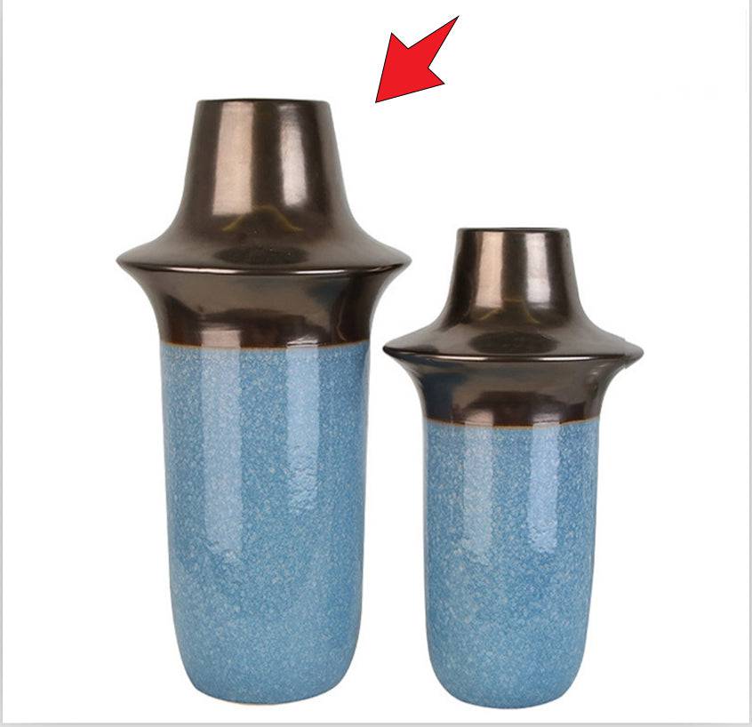 Ceramic Vase Fa-D1848A -  Vases - ebarza Furniture UAE | Shop Modern Furniture in Abu Dhabi & Dubai - مفروشات ايبازرا في الامارات | تسوق اثاث عصري وديكورات مميزة في دبي وابوظبي