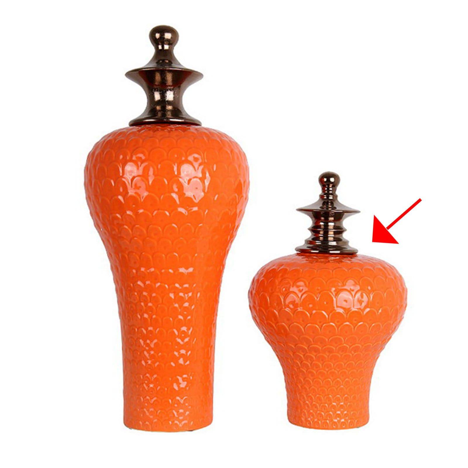 Ceramic Vase Fl-D371 -  Vases - ebarza Furniture UAE | Shop Modern Furniture in Abu Dhabi & Dubai - مفروشات ايبازرا في الامارات | تسوق اثاث عصري وديكورات مميزة في دبي وابوظبي