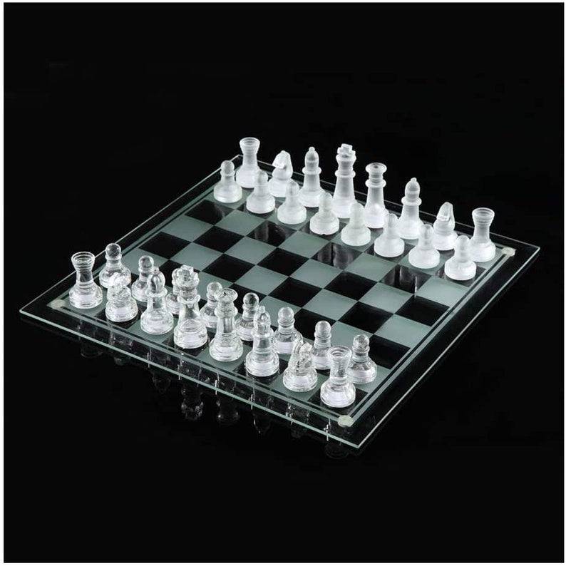 Chess Crystal Glass Decoration Mh-S01 -  Home Decor Figurines | ديكور الشطرنج من الكرستال - ebarza Furniture UAE | Shop Modern Furniture in Abu Dhabi & Dubai - مفروشات ايبازرا في الامارات | تسوق اثاث عصري وديكورات مميزة في دبي وابوظبي