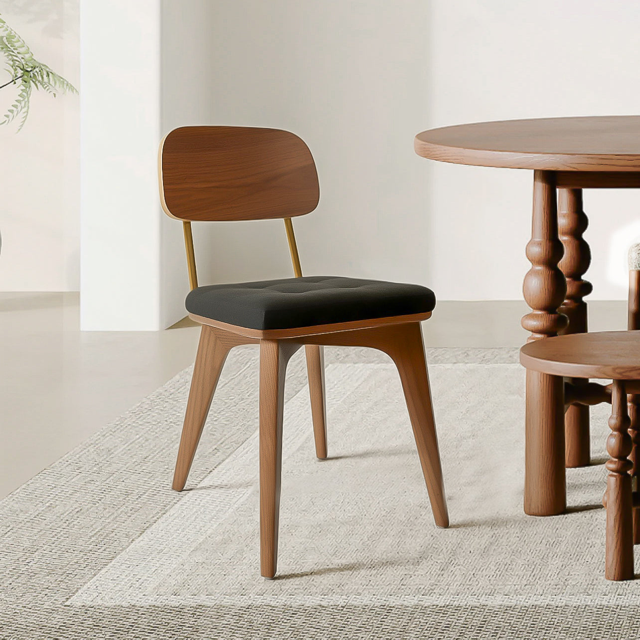 DINING CHAIR SMY15161B -  Chairs - ebarza Furniture UAE | Shop Modern Furniture in Abu Dhabi & Dubai - مفروشات ايبازرا في الامارات | تسوق اثاث عصري وديكورات مميزة في دبي وابوظبي