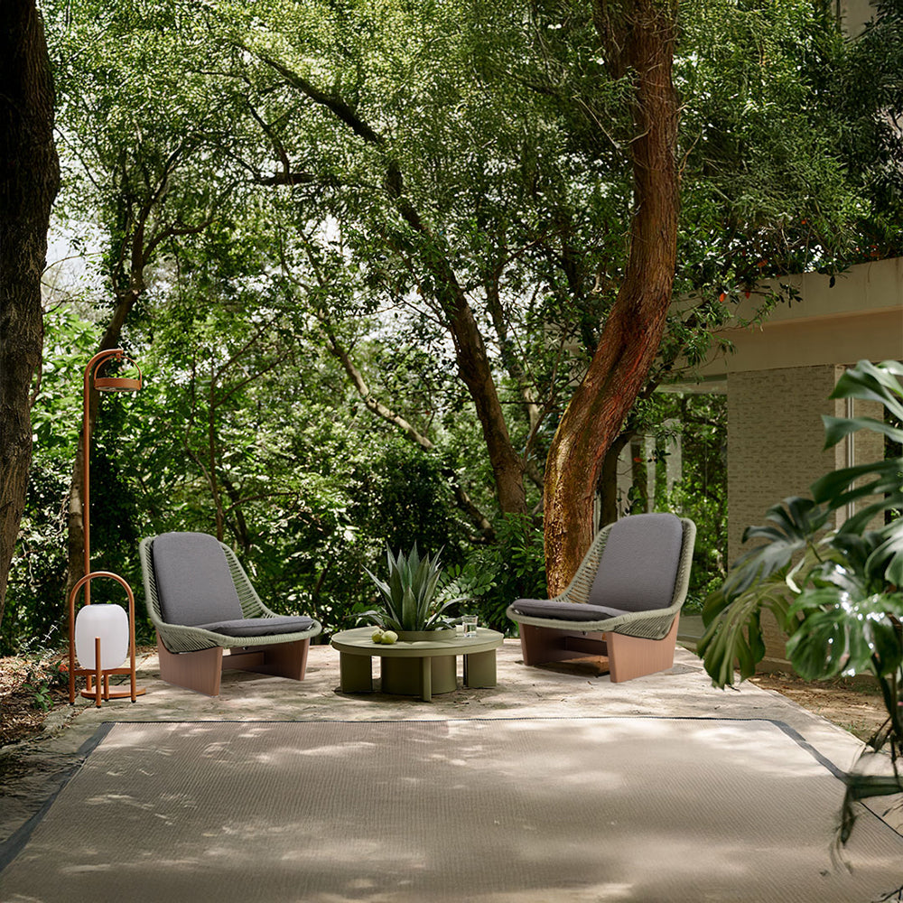 CLOGS LOUNGE CHAIR W/SEAT AND BACK CUSHION - KC8611N07ROP -  Armchairs - ebarza Furniture UAE | Shop Modern Furniture in Abu Dhabi & Dubai - مفروشات ايبازرا في الامارات | تسوق اثاث عصري وديكورات مميزة في دبي وابوظبي