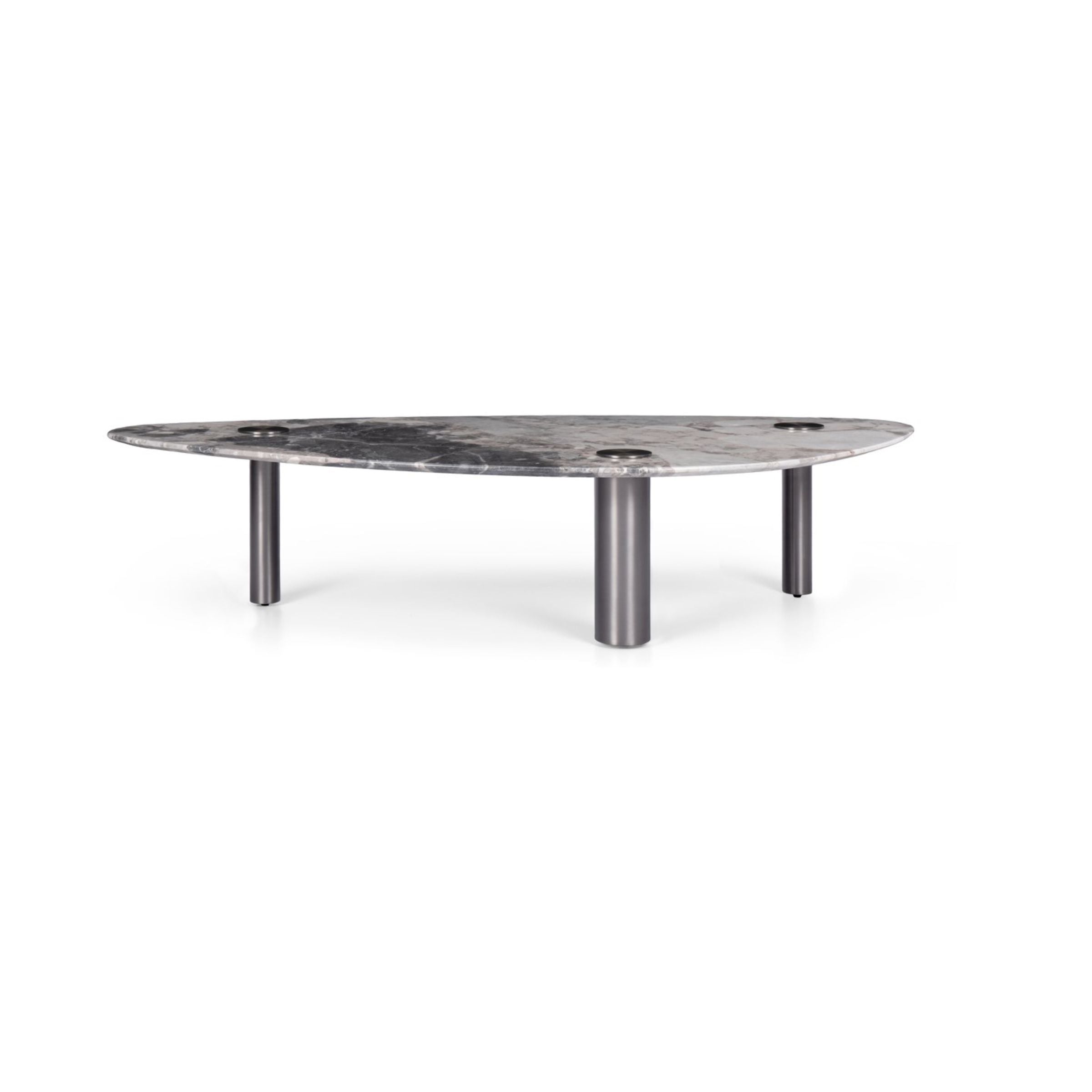 Coffee Table Black Chrome Steel legs IFJ-F361 -  Coffee Tables - ebarza Furniture UAE | Shop Modern Furniture in Abu Dhabi & Dubai - مفروشات ايبازرا في الامارات | تسوق اثاث عصري وديكورات مميزة في دبي وابوظبي