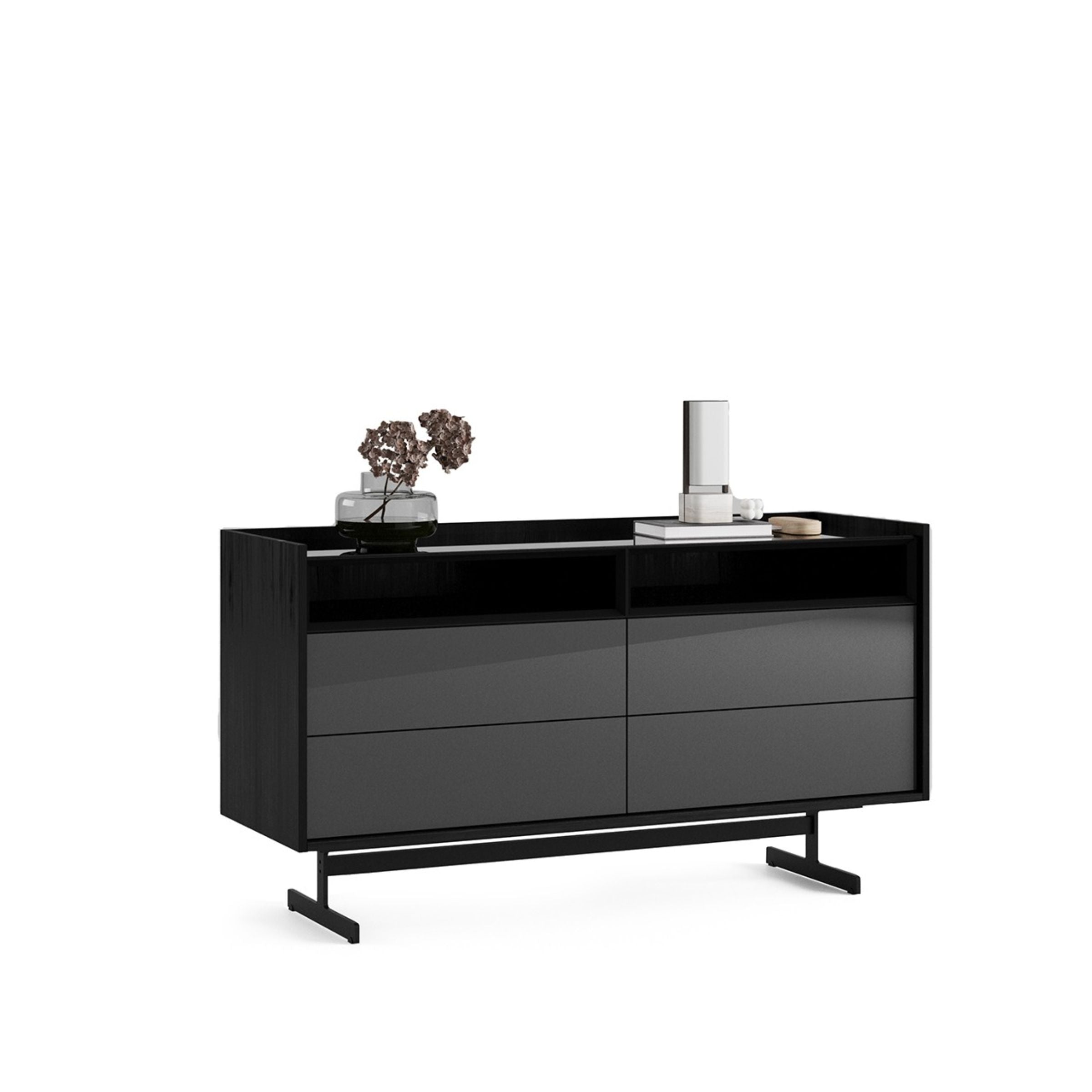 Display Item - Collection Grey Dresser And Mirror YLCG-DM-YAS -  DISPLAY ITEM - ebarza Furniture UAE | Shop Modern Furniture in Abu Dhabi & Dubai - مفروشات ايبازرا في الامارات | تسوق اثاث عصري وديكورات مميزة في دبي وابوظبي