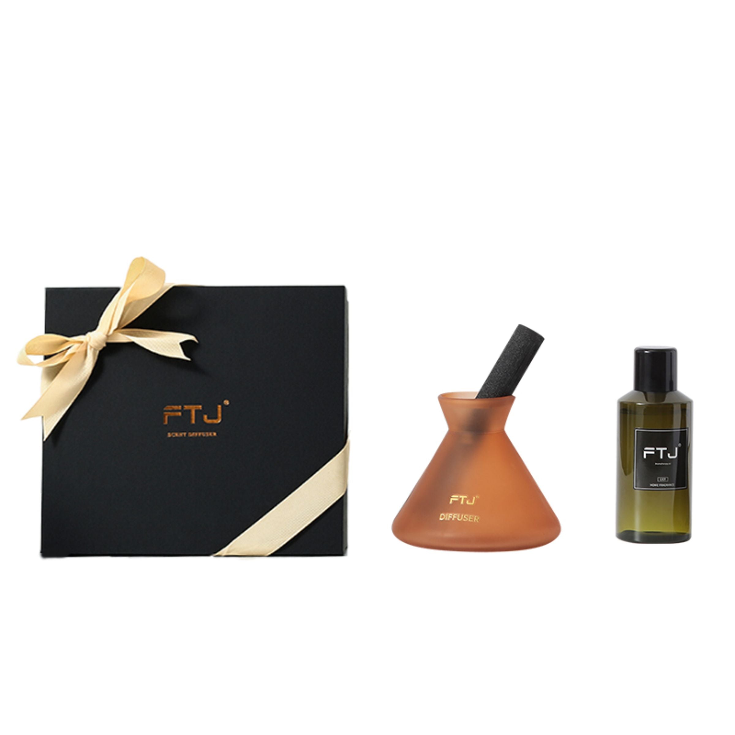 Colorful series- frosted orange FD-FTJ038 -  Stick Diffusers - ebarza Furniture UAE | Shop Modern Furniture in Abu Dhabi & Dubai - مفروشات ايبازرا في الامارات | تسوق اثاث عصري وديكورات مميزة في دبي وابوظبي