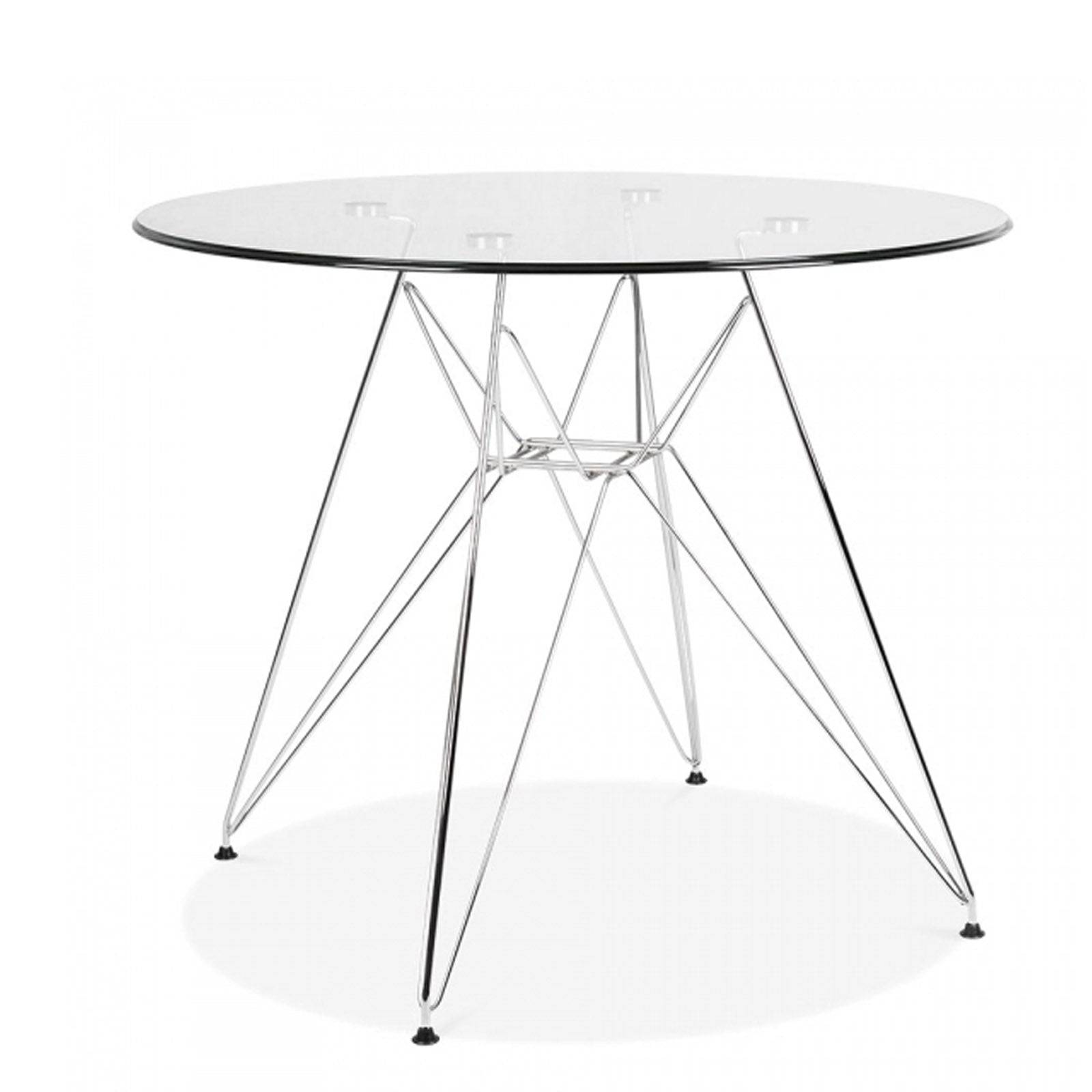 Conrad Dining Table  Gt-078(Small80Cm) -  Dining Tables | طاولة طعام كونراد - ebarza Furniture UAE | Shop Modern Furniture in Abu Dhabi & Dubai - مفروشات ايبازرا في الامارات | تسوق اثاث عصري وديكورات مميزة في دبي وابوظبي