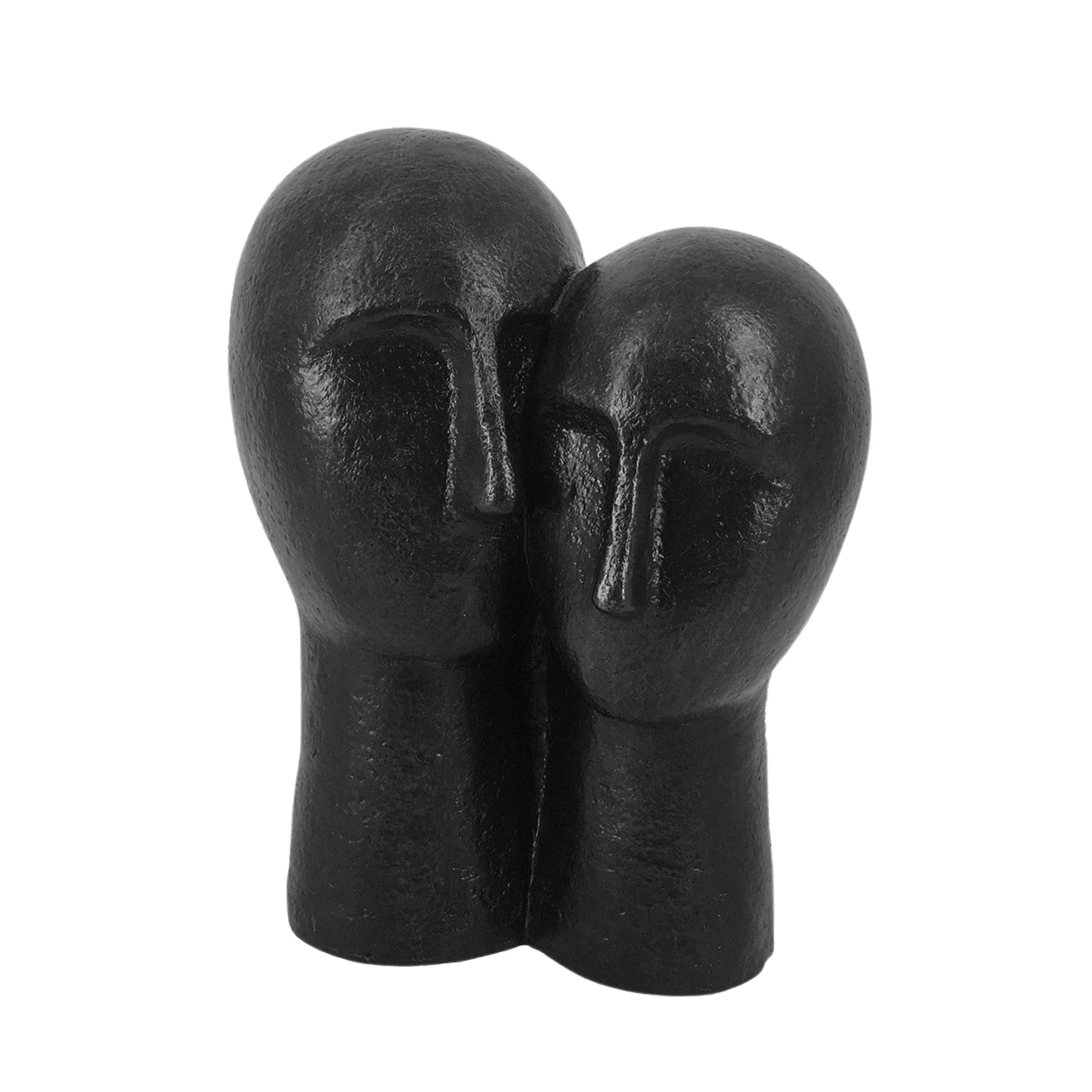 Couple Heads Sculpture, Polyresin 14883 -  Home Decor Figurines | النحت على شكل رأسين للزوجين ، بوليريسين - ebarza Furniture UAE | Shop Modern Furniture in Abu Dhabi & Dubai - مفروشات ايبازرا في الامارات | تسوق اثاث عصري وديكورات مميزة في دبي وابوظبي