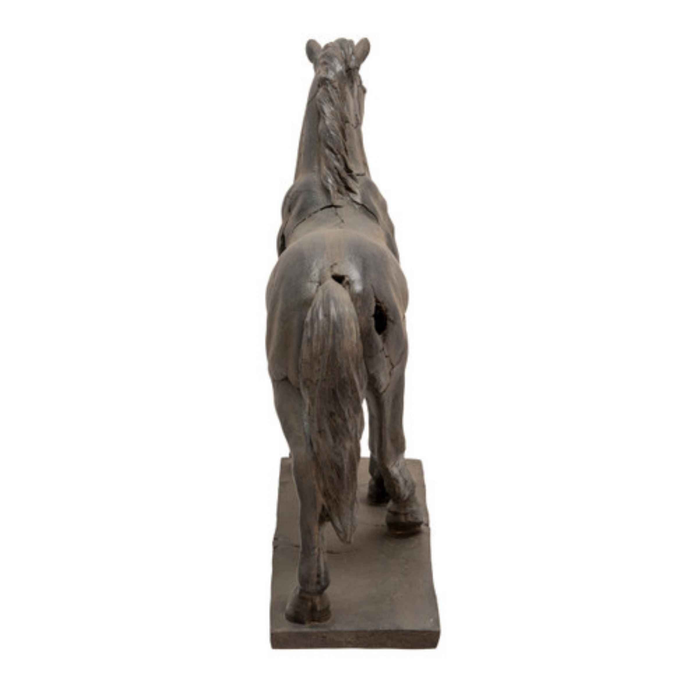 Cracked Horse Sculpture 13622-02 -  Home Decor Figurines | تمثال الحصان المتصدع - ebarza Furniture UAE | Shop Modern Furniture in Abu Dhabi & Dubai - مفروشات ايبازرا في الامارات | تسوق اثاث عصري وديكورات مميزة في دبي وابوظبي