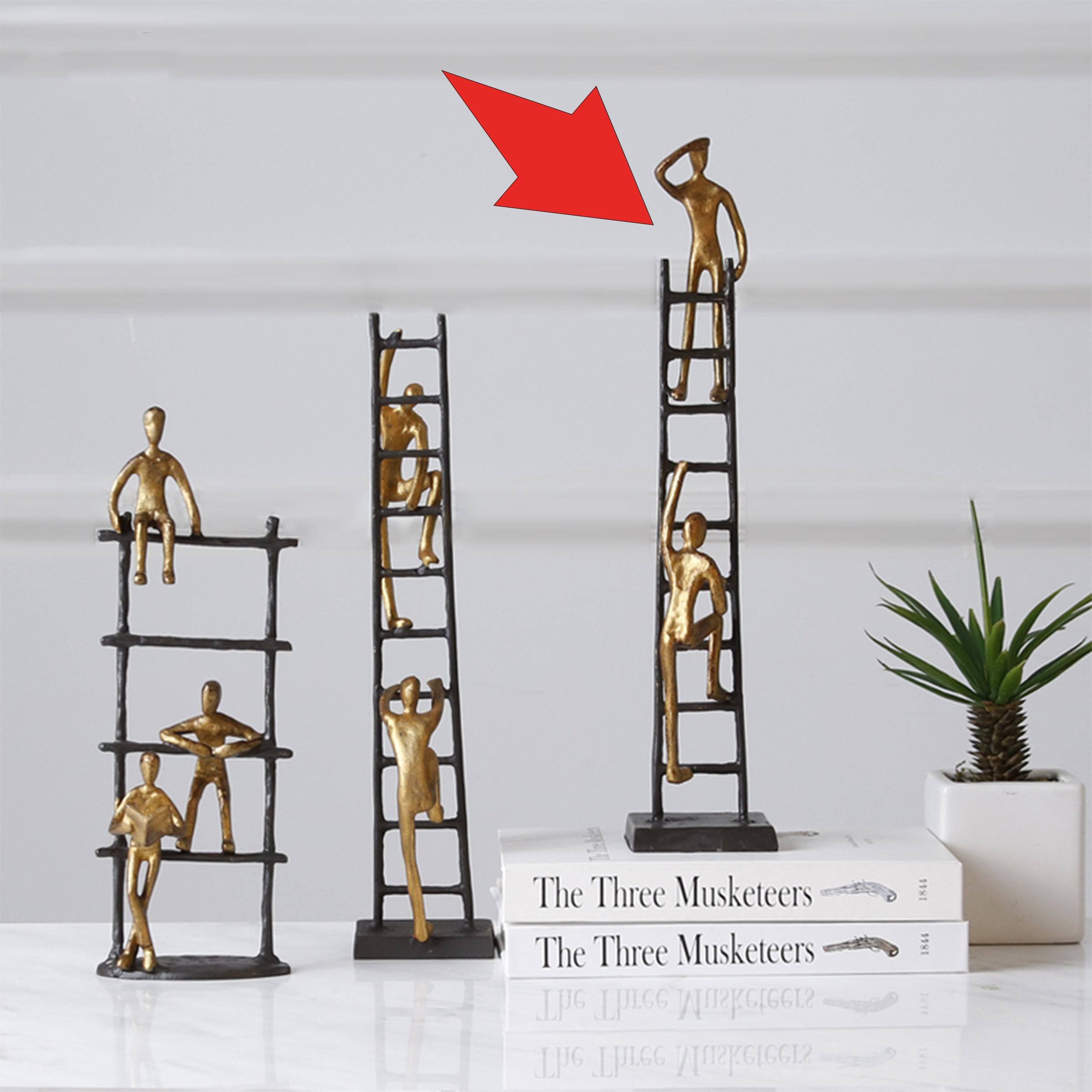 Crawling Ladder Decoration-A Fb-W1907A -  Home Decor Figurines - ebarza Furniture UAE | Shop Modern Furniture in Abu Dhabi & Dubai - مفروشات ايبازرا في الامارات | تسوق اثاث عصري وديكورات مميزة في دبي وابوظبي