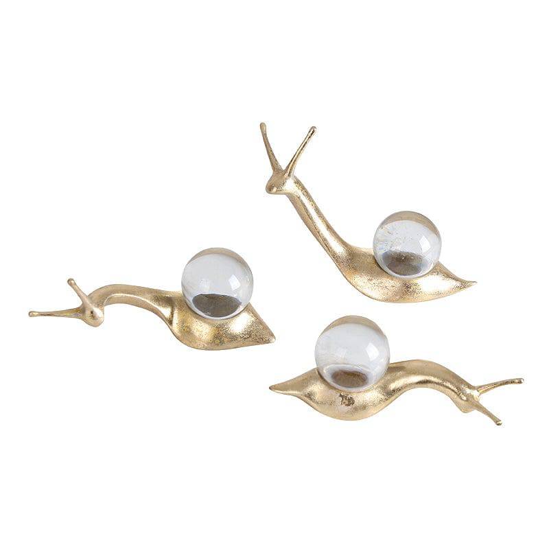 Crystal Snail-A Fa-Sz2002A -  Home Decor Figurines - ebarza Furniture UAE | Shop Modern Furniture in Abu Dhabi & Dubai - مفروشات ايبازرا في الامارات | تسوق اثاث عصري وديكورات مميزة في دبي وابوظبي