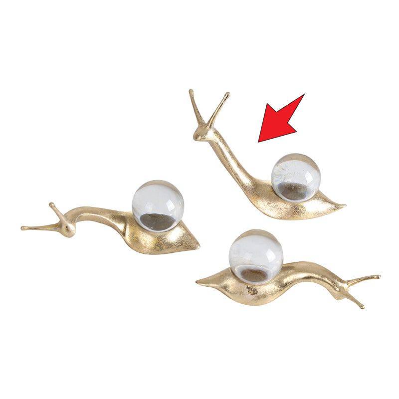 Crystal Snail-A Fa-Sz2002A -  Home Decor Figurines - ebarza Furniture UAE | Shop Modern Furniture in Abu Dhabi & Dubai - مفروشات ايبازرا في الامارات | تسوق اثاث عصري وديكورات مميزة في دبي وابوظبي