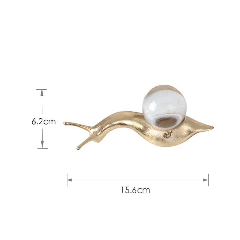 Crystal Snail-A Fa-Sz2002A -  Home Decor Figurines - ebarza Furniture UAE | Shop Modern Furniture in Abu Dhabi & Dubai - مفروشات ايبازرا في الامارات | تسوق اثاث عصري وديكورات مميزة في دبي وابوظبي