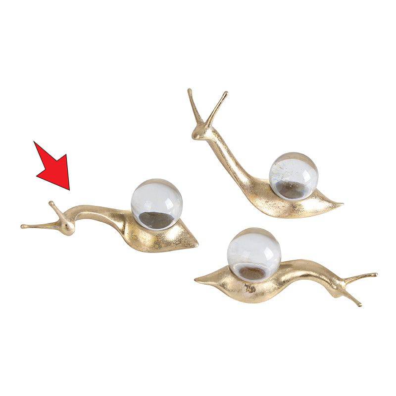 Crystal Snail-B Fa-Sz2002B -  Home Decor Figurines - ebarza Furniture UAE | Shop Modern Furniture in Abu Dhabi & Dubai - مفروشات ايبازرا في الامارات | تسوق اثاث عصري وديكورات مميزة في دبي وابوظبي